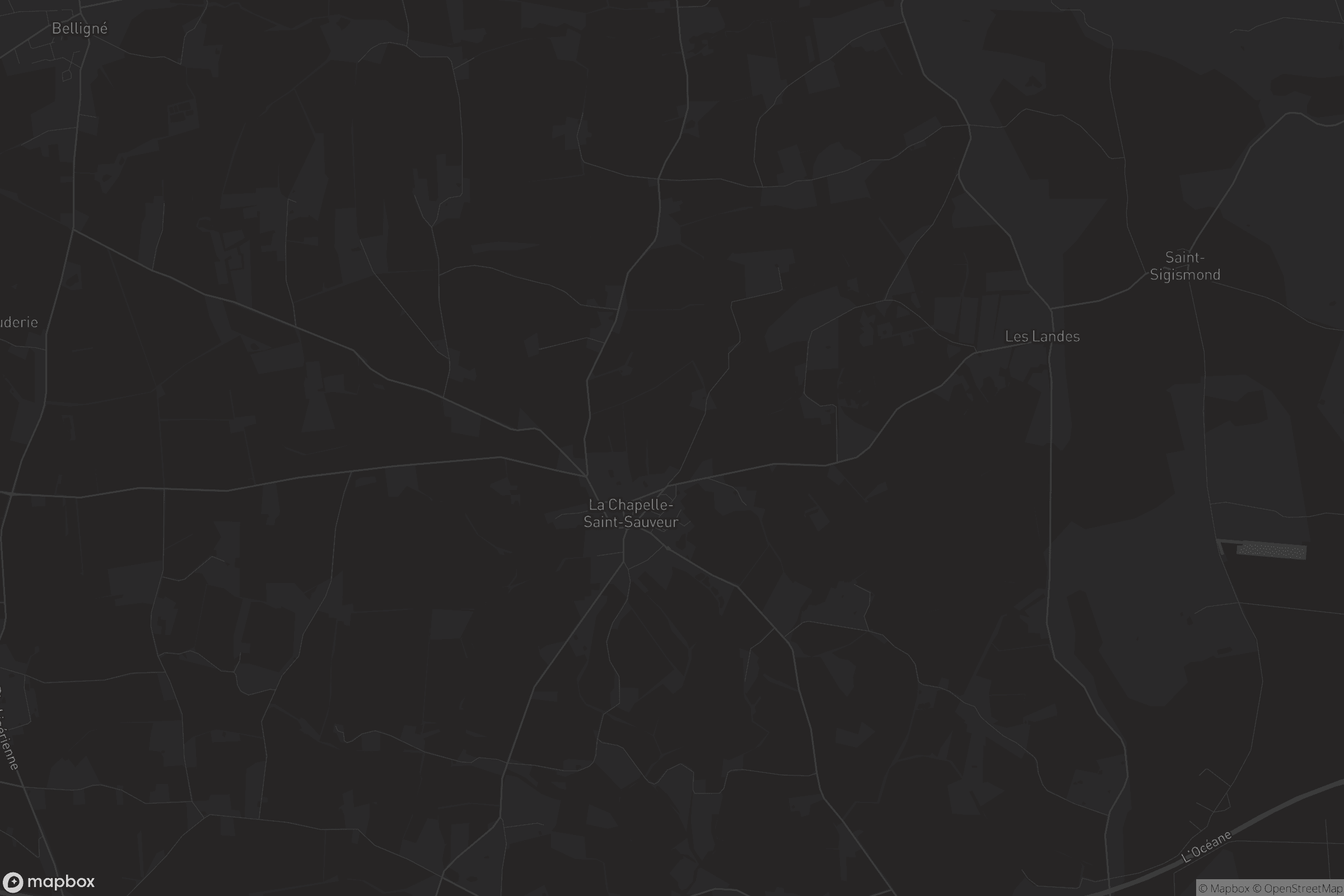 Carte de La Chapelle-Saint-Sauveur