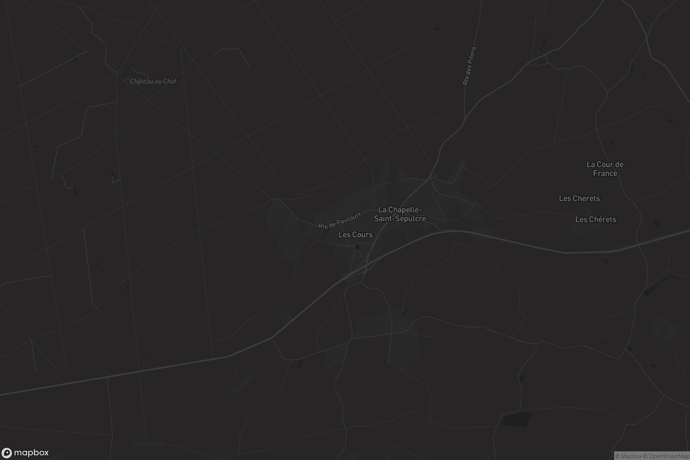 Carte de La Chapelle-Saint-Sépulcre