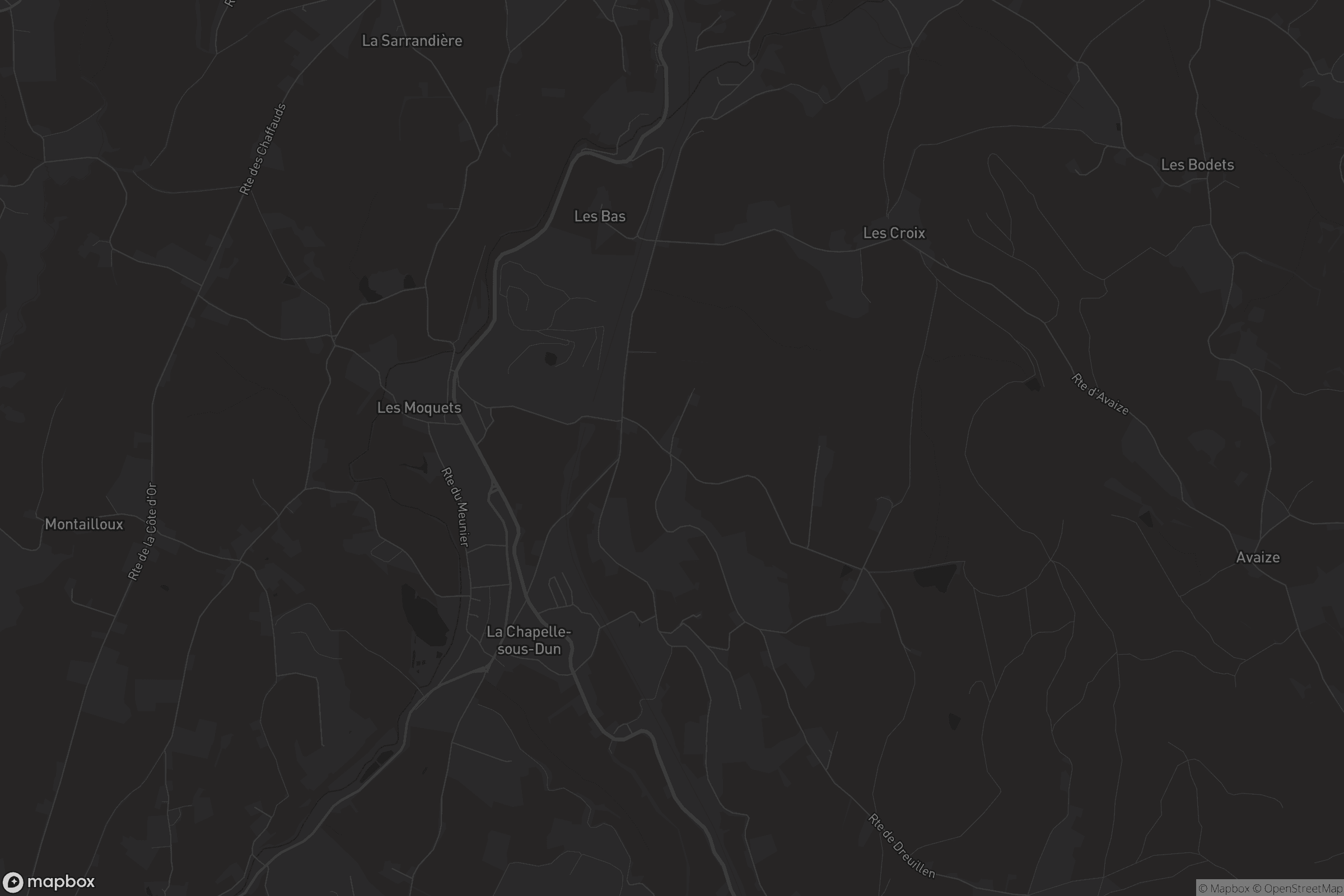 Carte de La Chapelle-sous-Dun