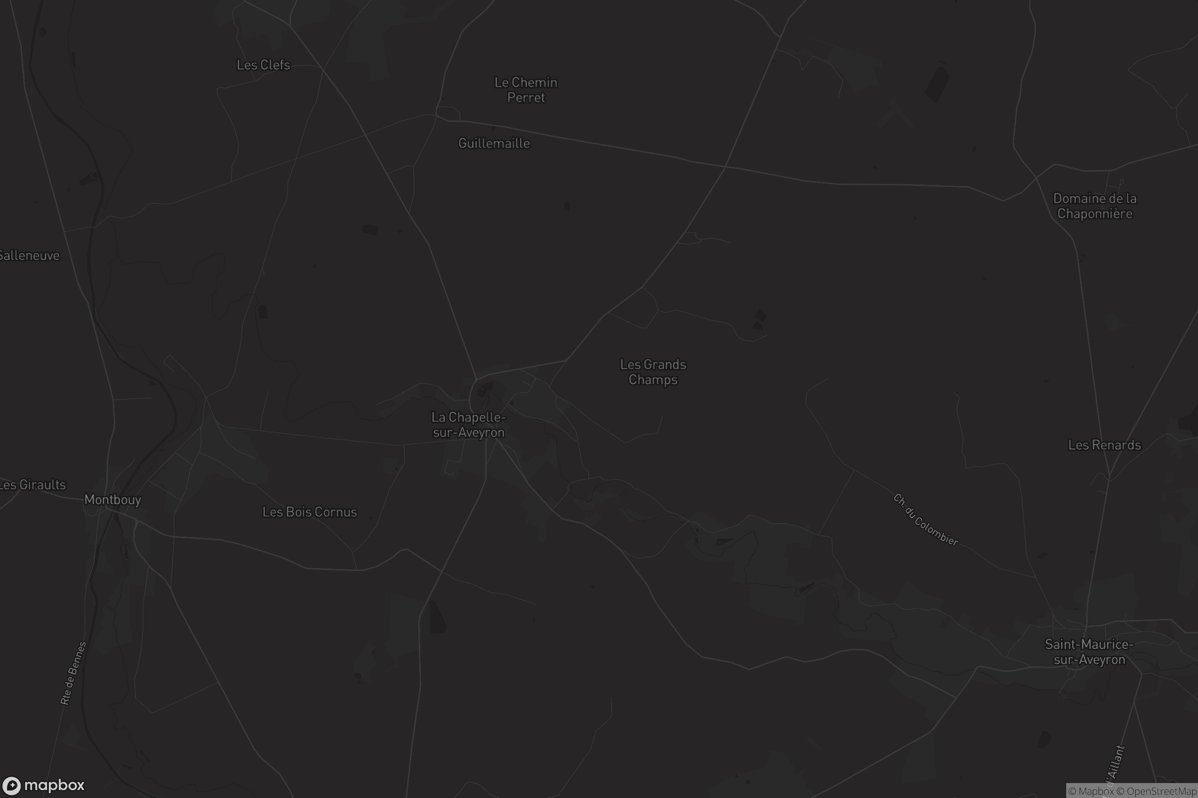 Carte de La Chapelle-sur-Aveyron