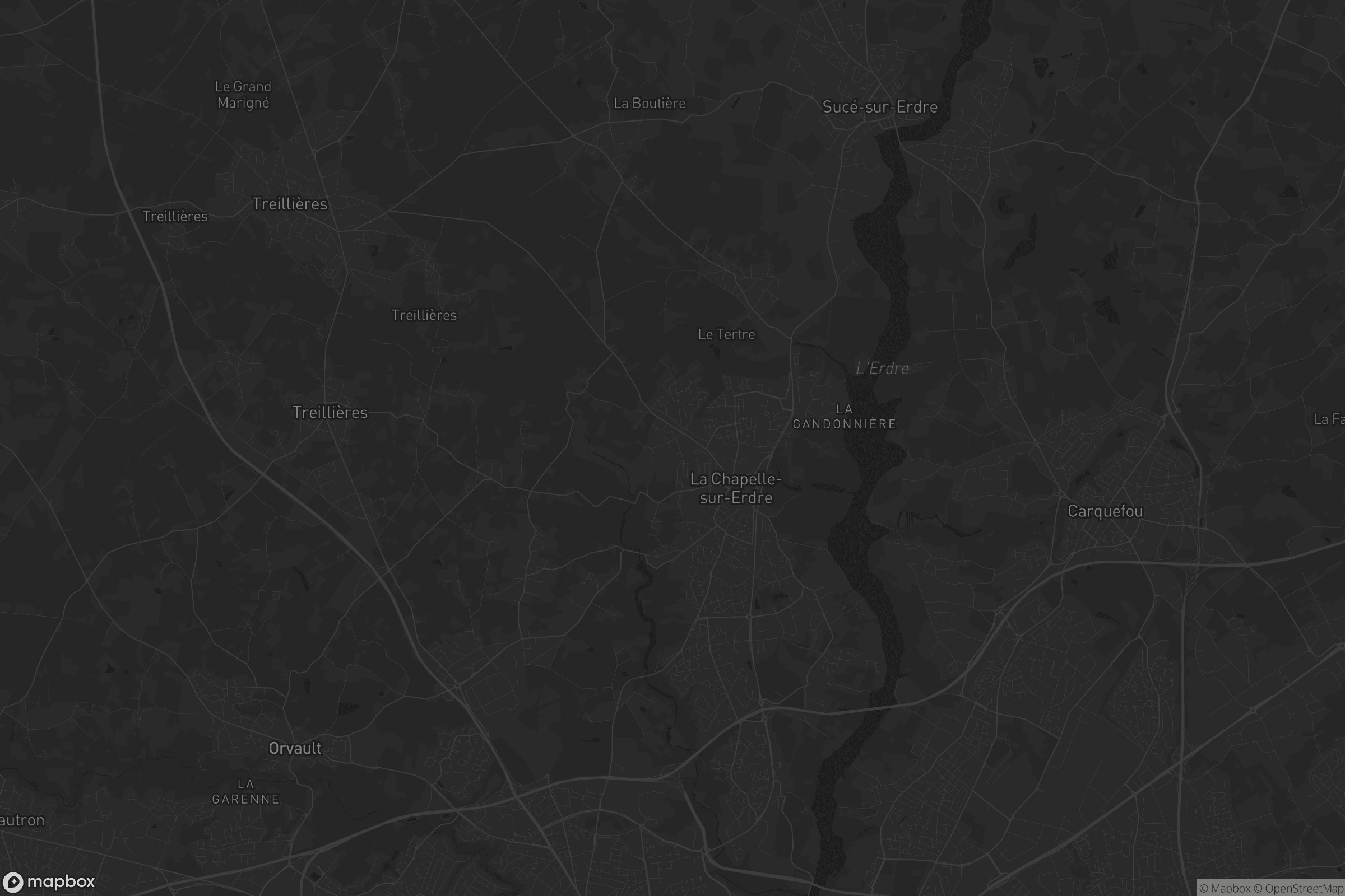 Carte de La Chapelle-sur-Erdre