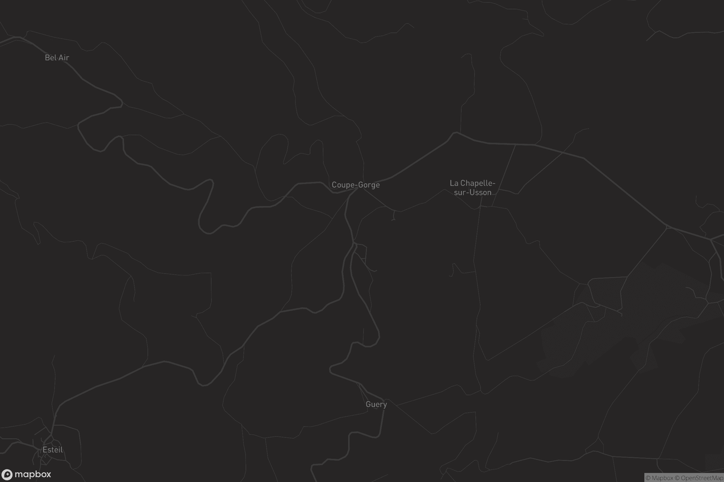 Carte de La Chapelle-sur-Usson