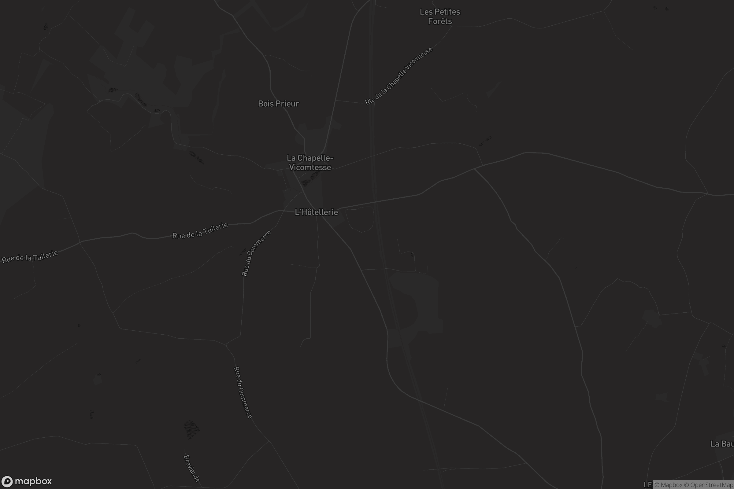 Carte de La Chapelle-Vicomtesse