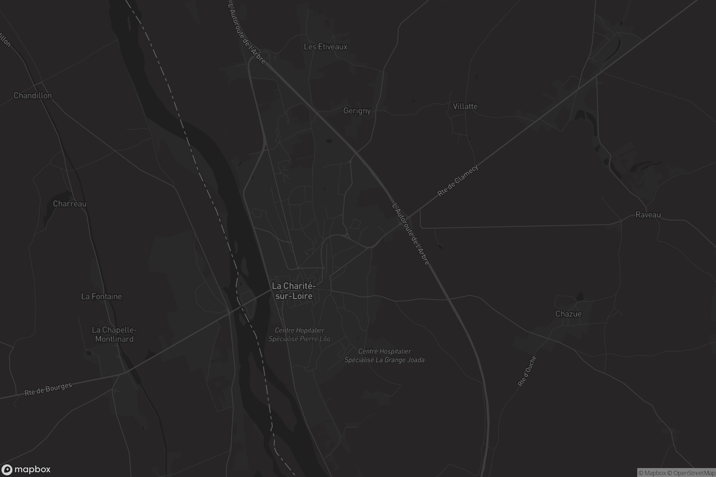 Carte de La Charité-sur-Loire