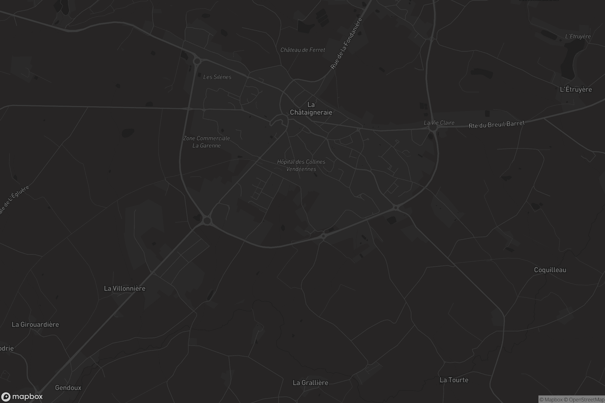 Carte de La Châtaigneraie