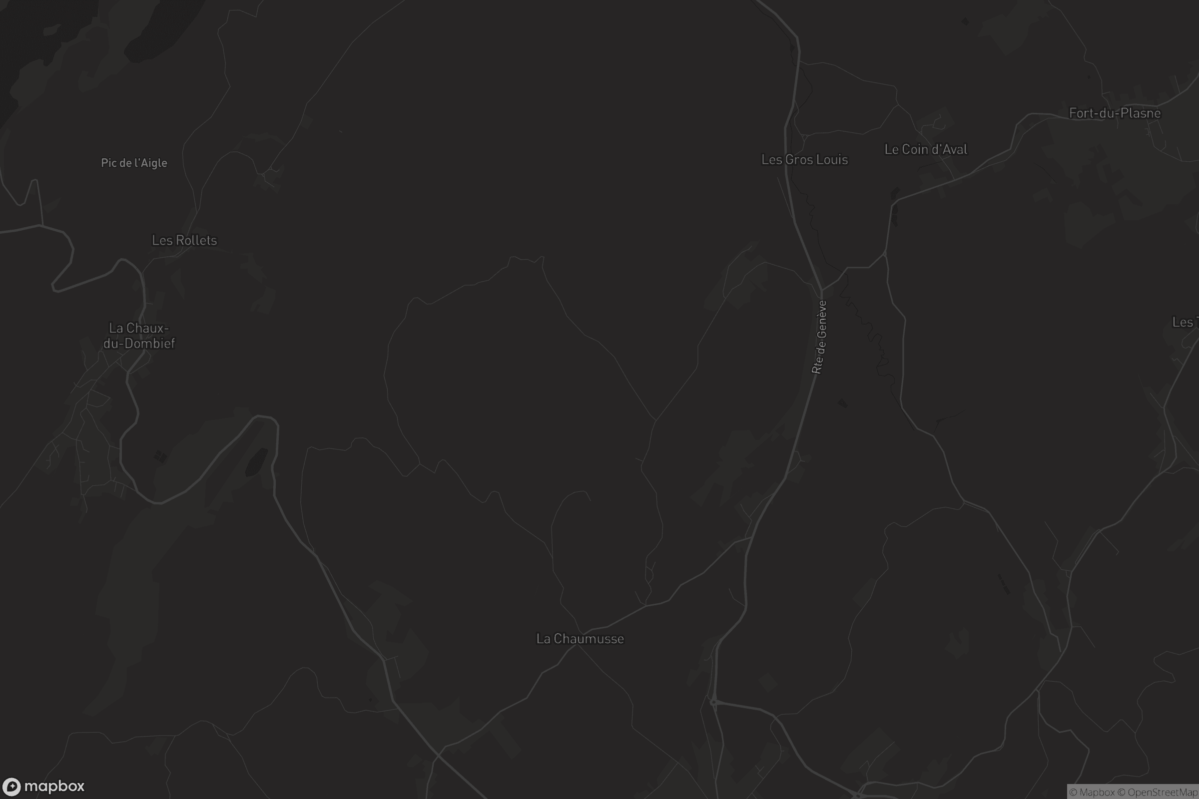 Carte de La Chaumusse