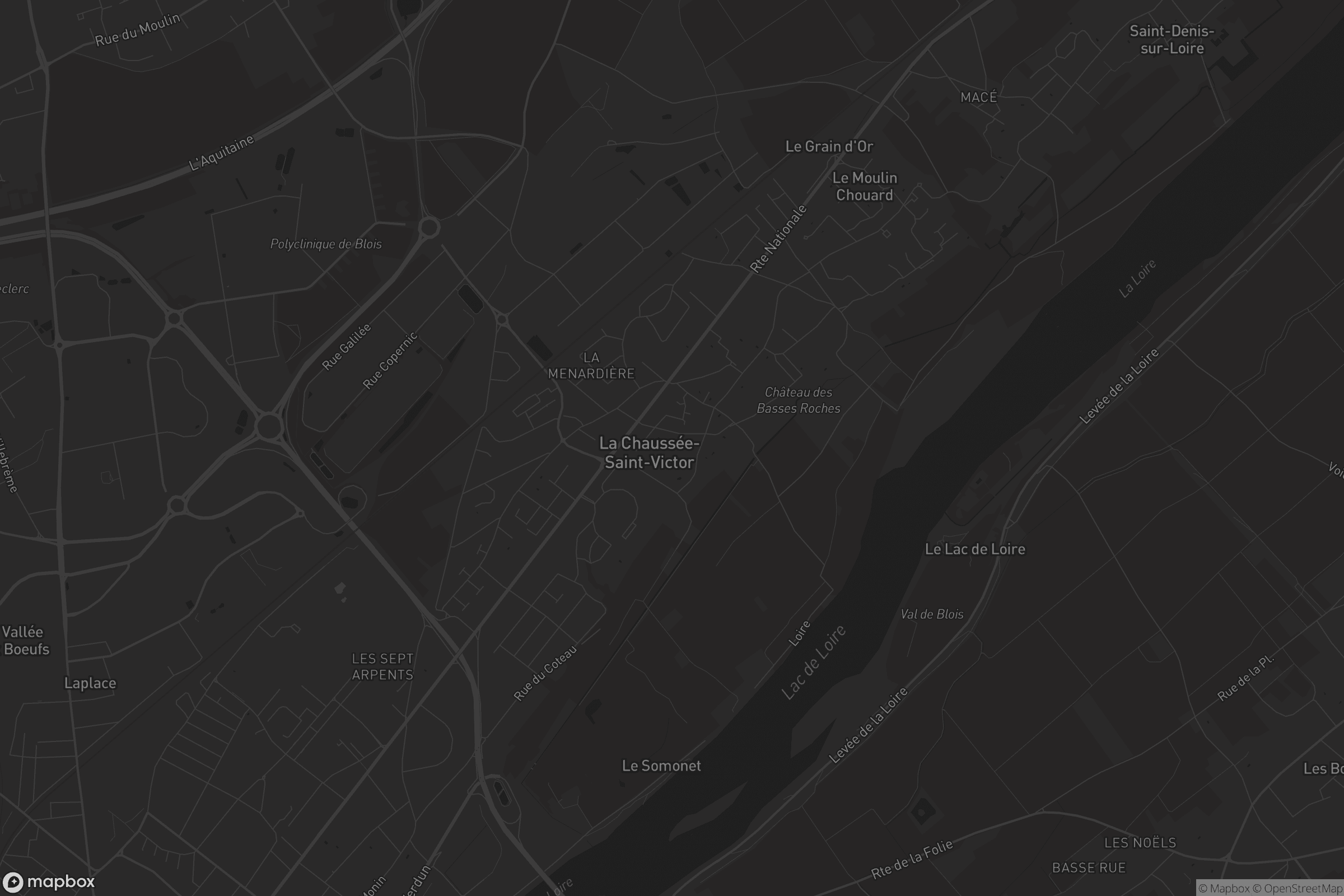 Carte de La Chaussée-Saint-Victor