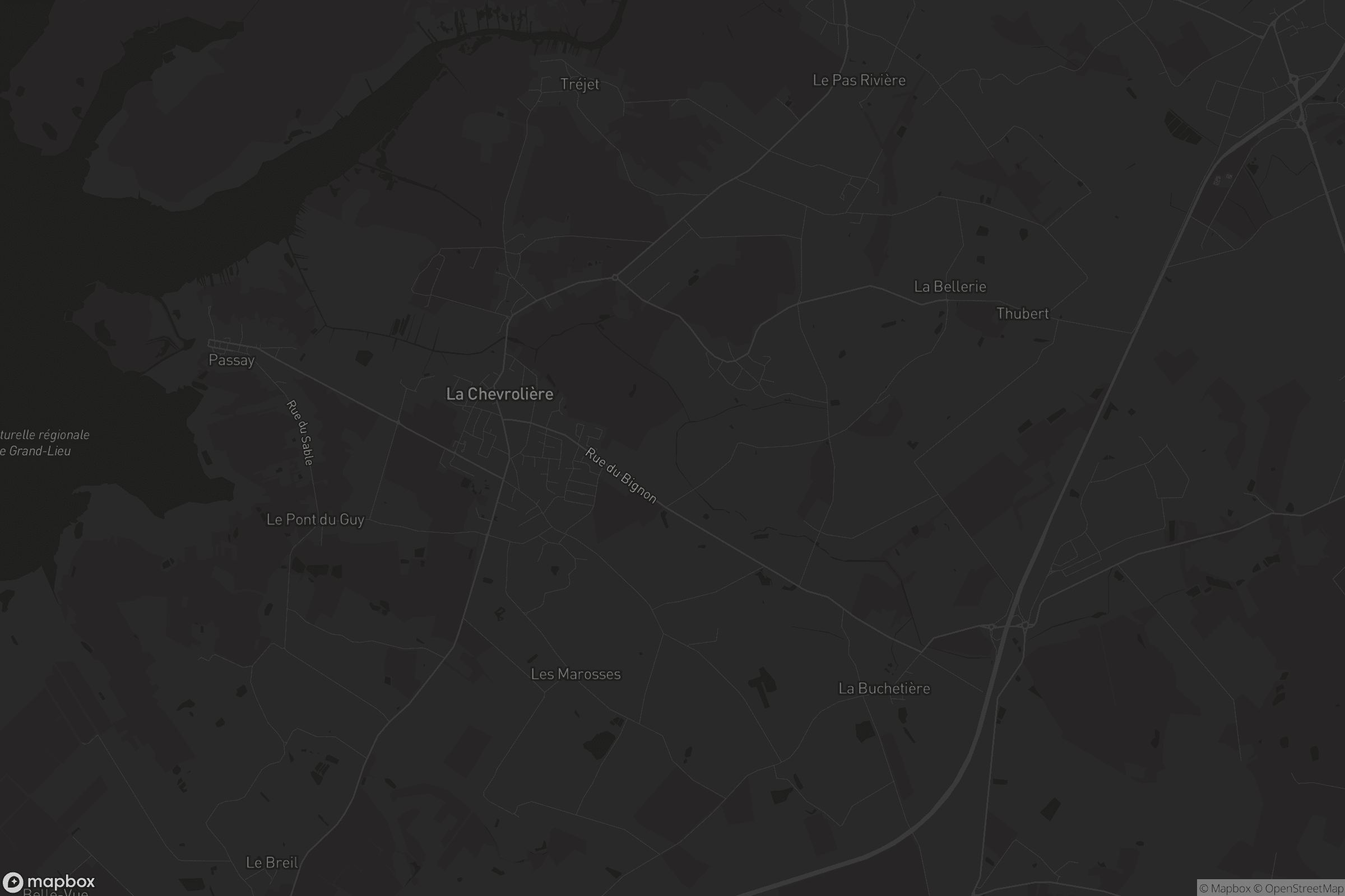 Carte de La Chevrolière