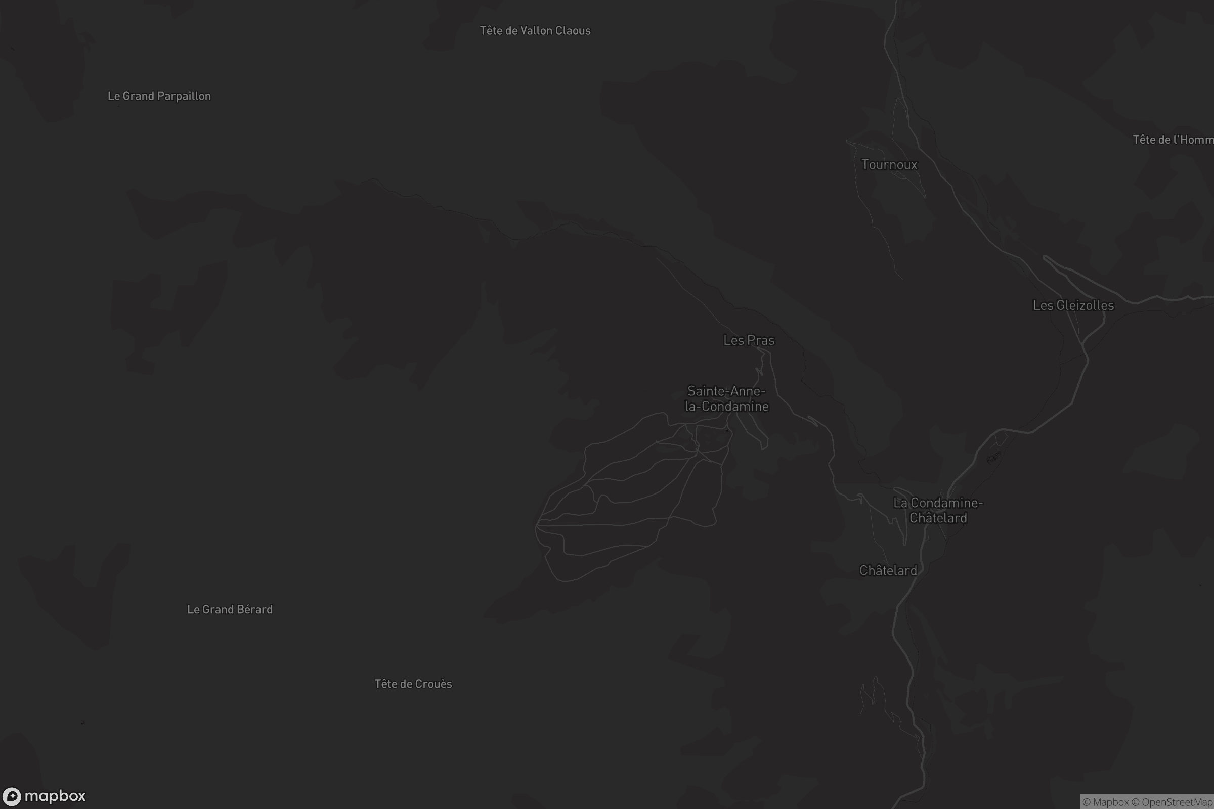 Carte de La Condamine-Châtelard