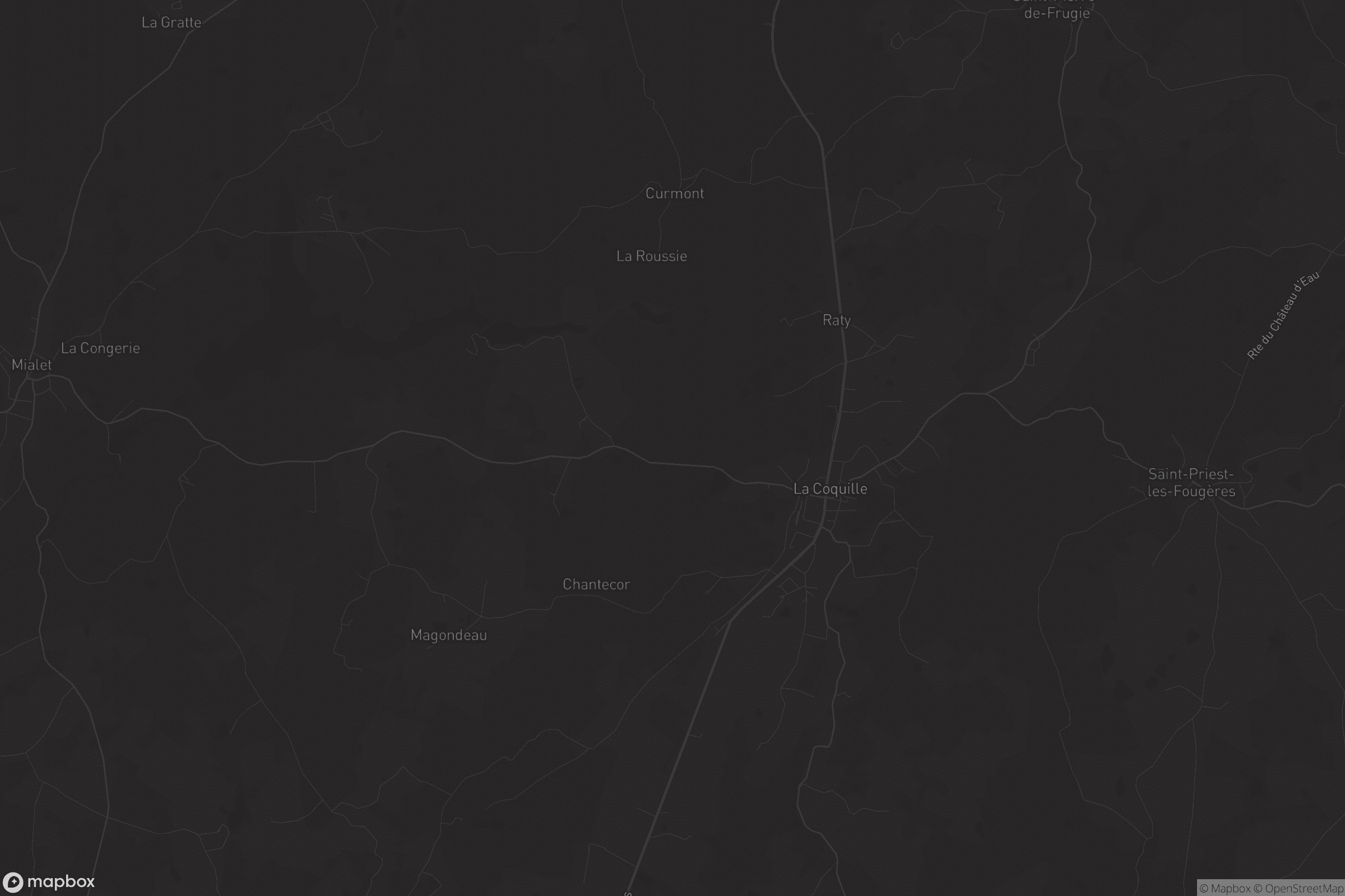 Carte de La Coquille