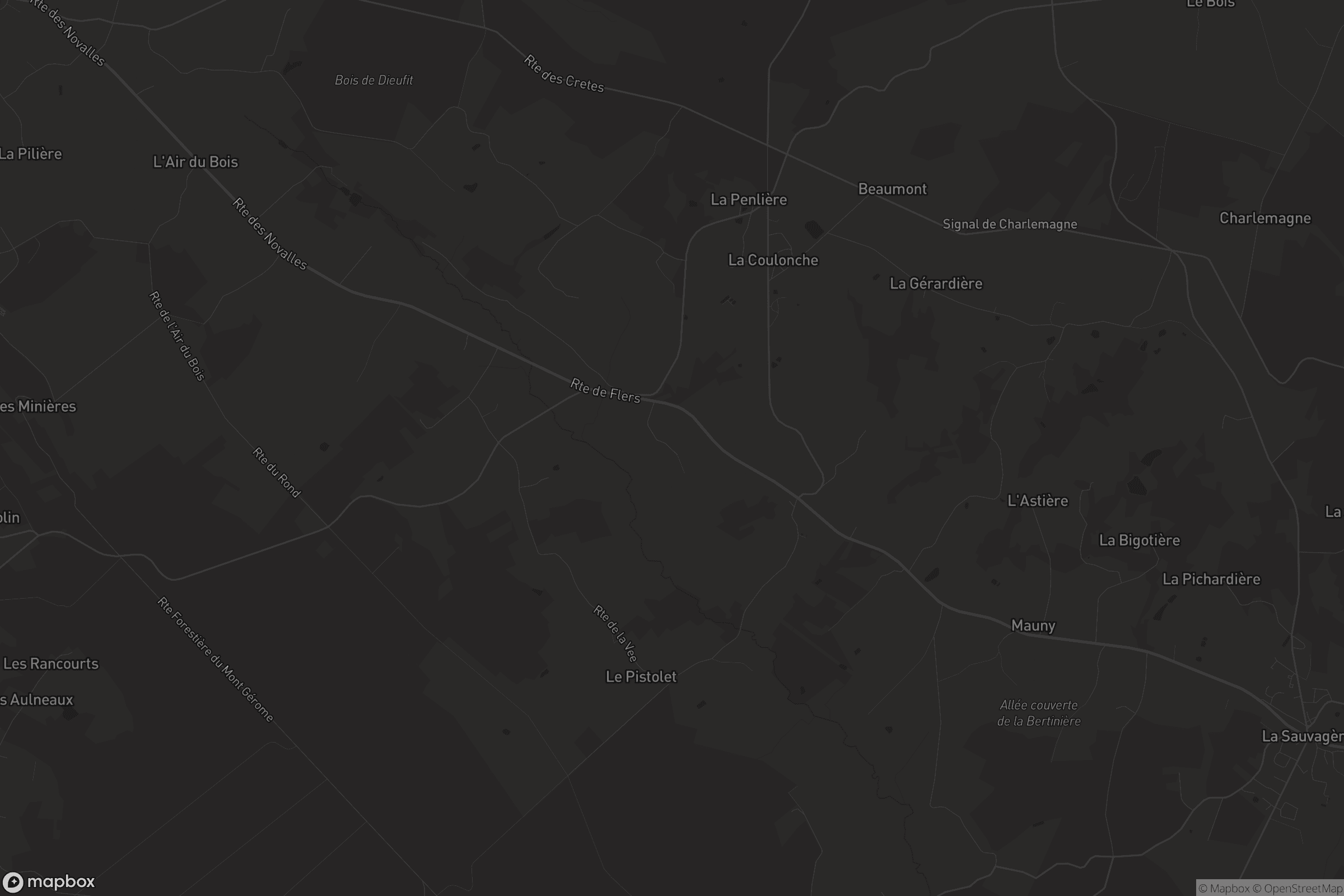 Carte de La Coulonche