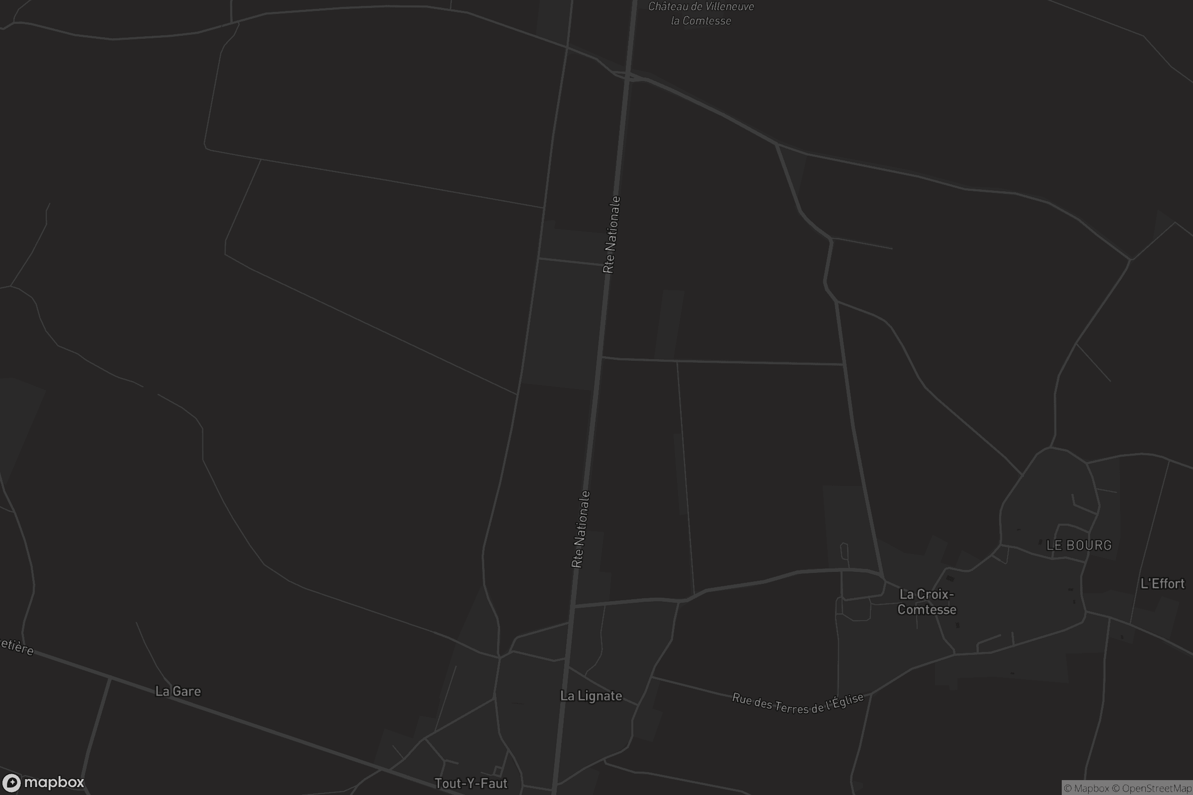 Carte de La Croix-Comtesse