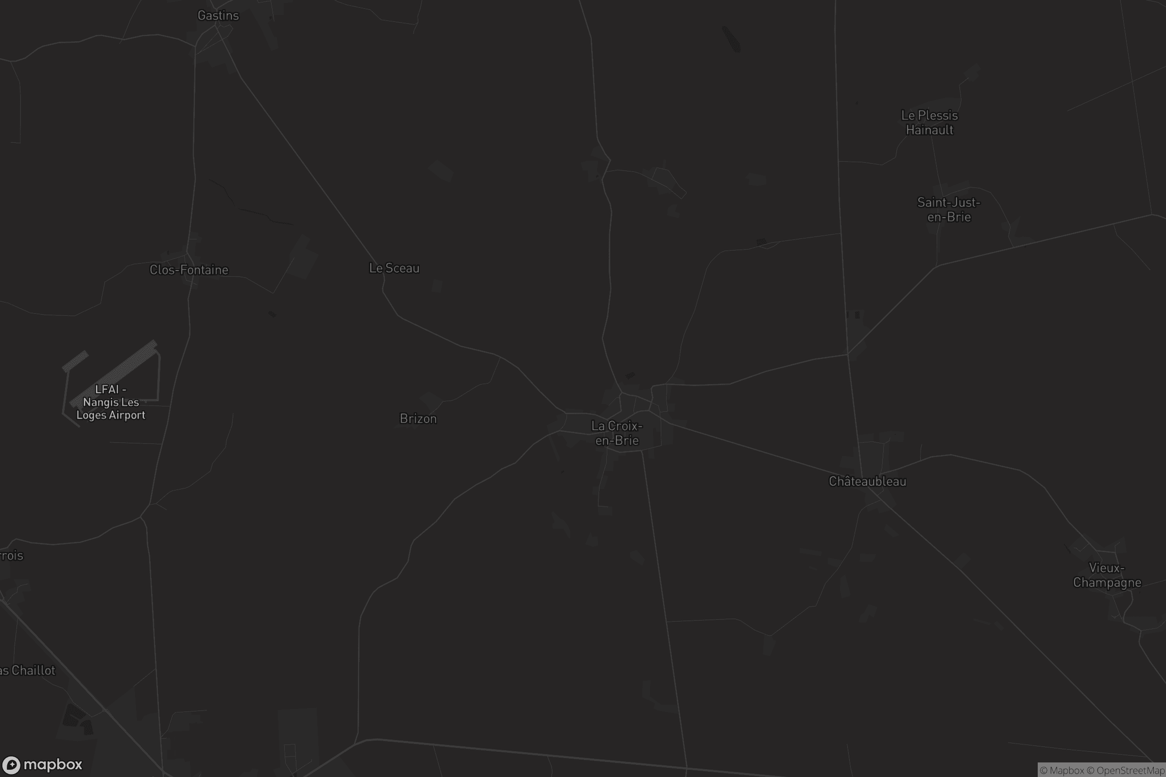 Carte de La Croix-en-Brie