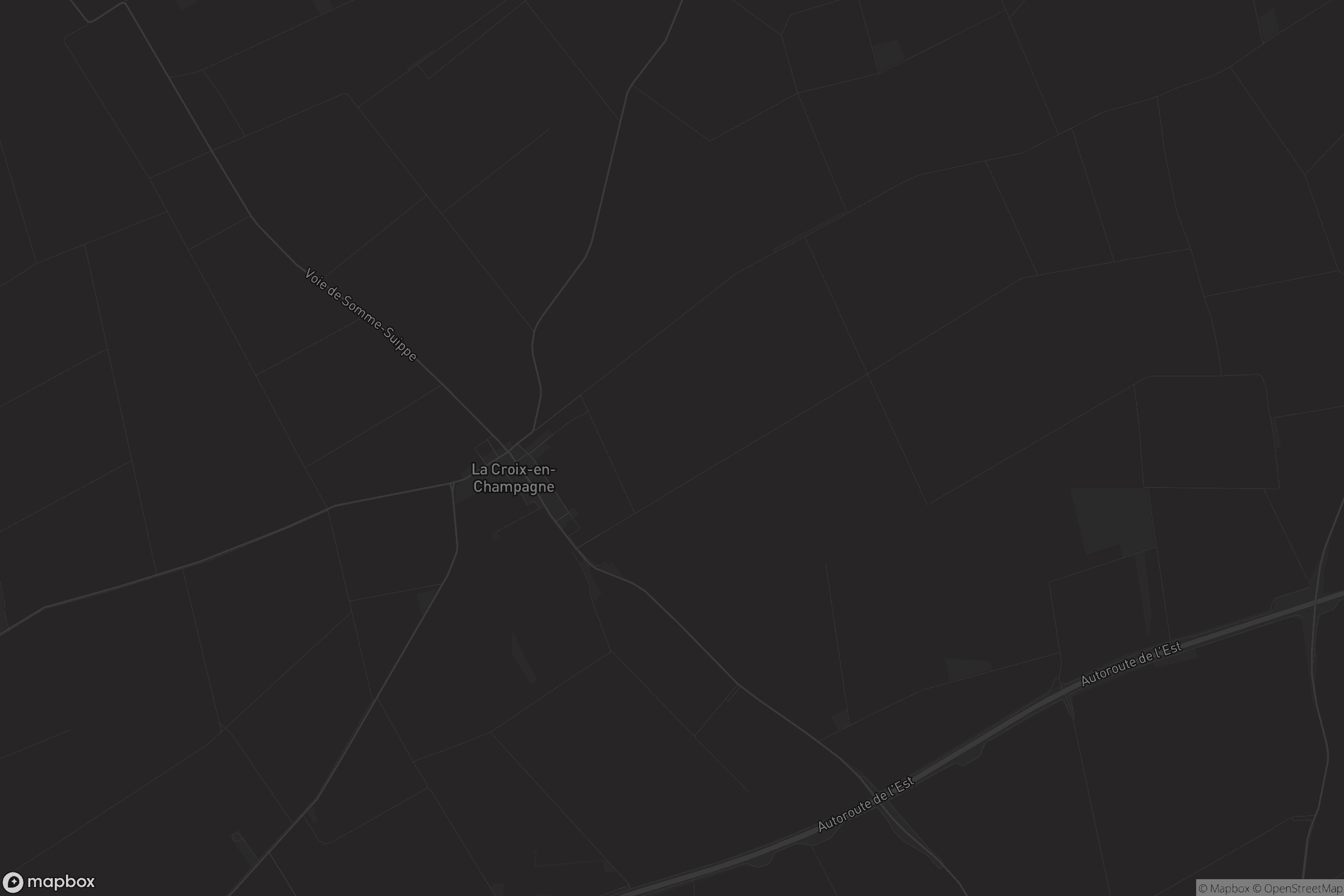 Carte de La Croix-en-Champagne