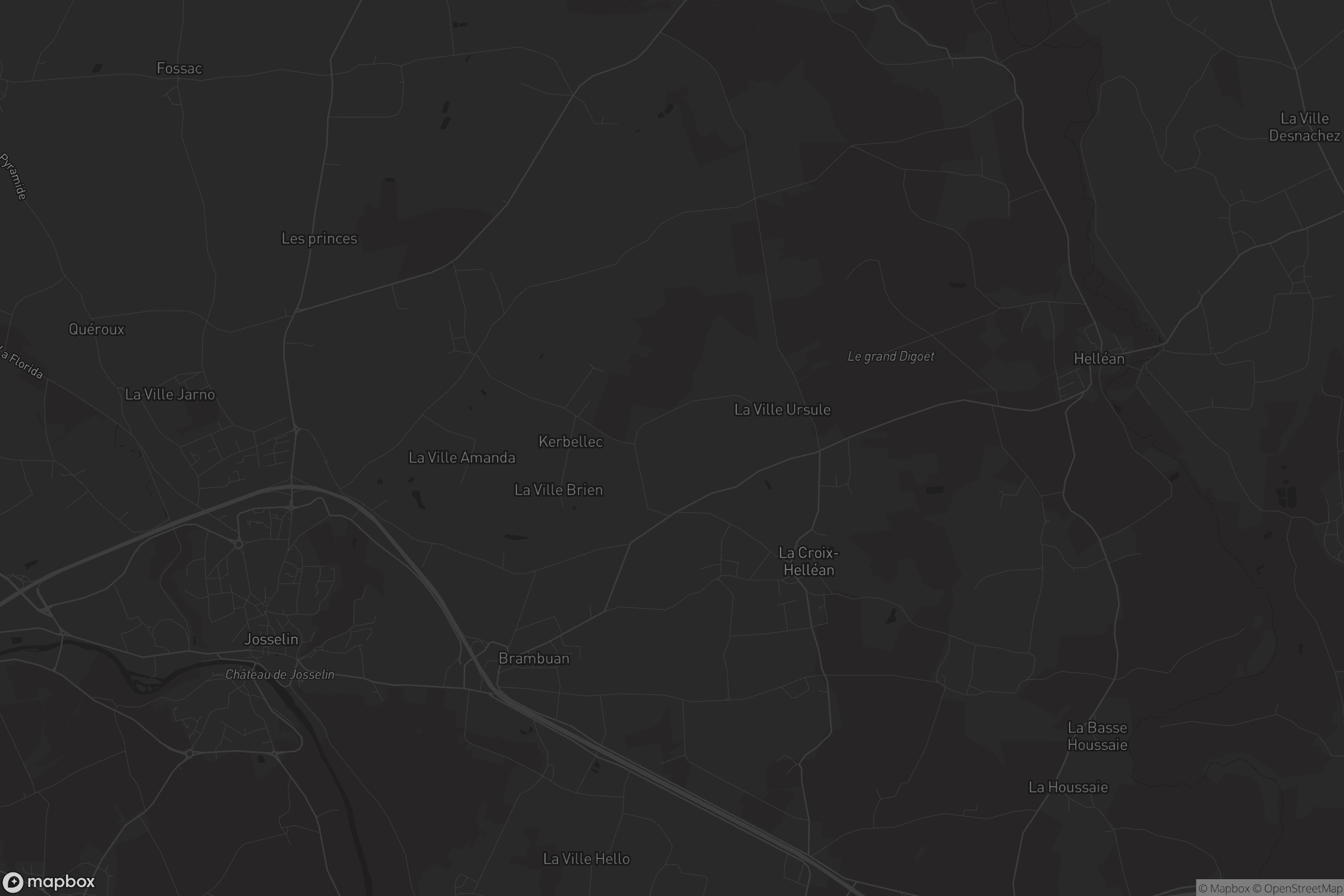 Carte de La Croix-Helléan