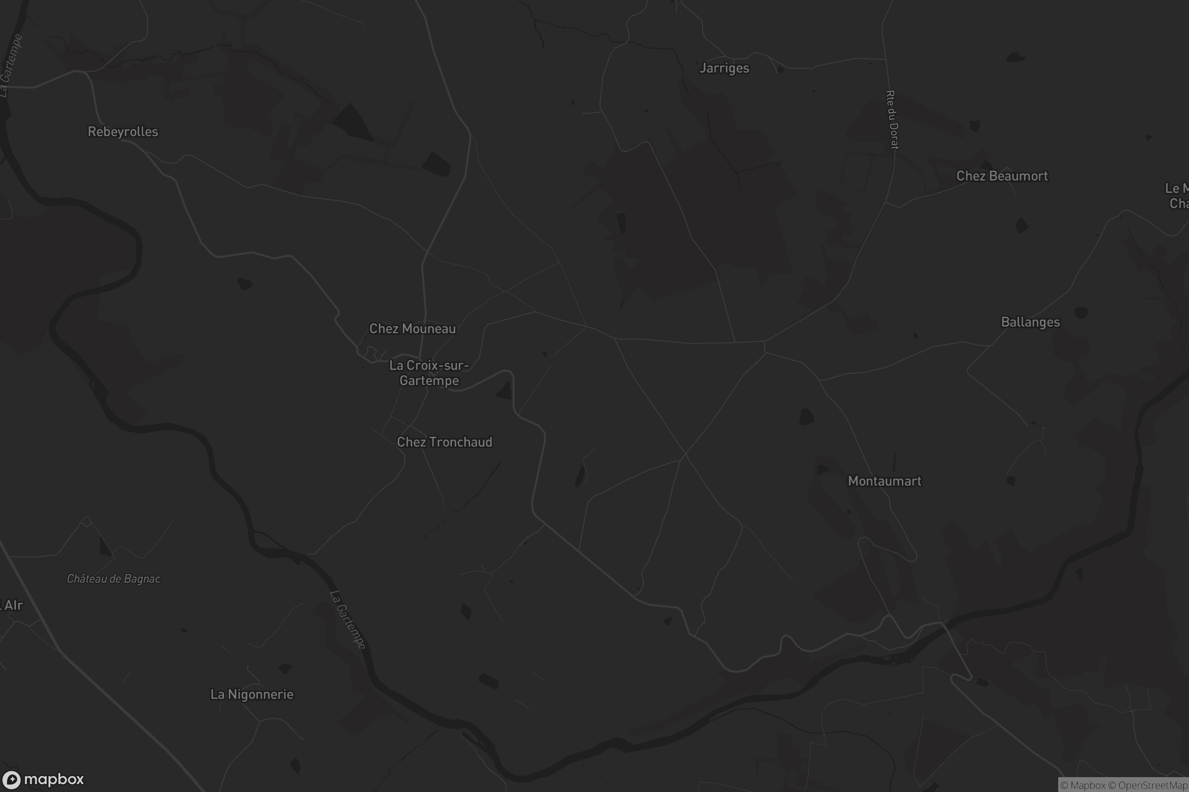 Carte de La Croix-sur-Gartempe