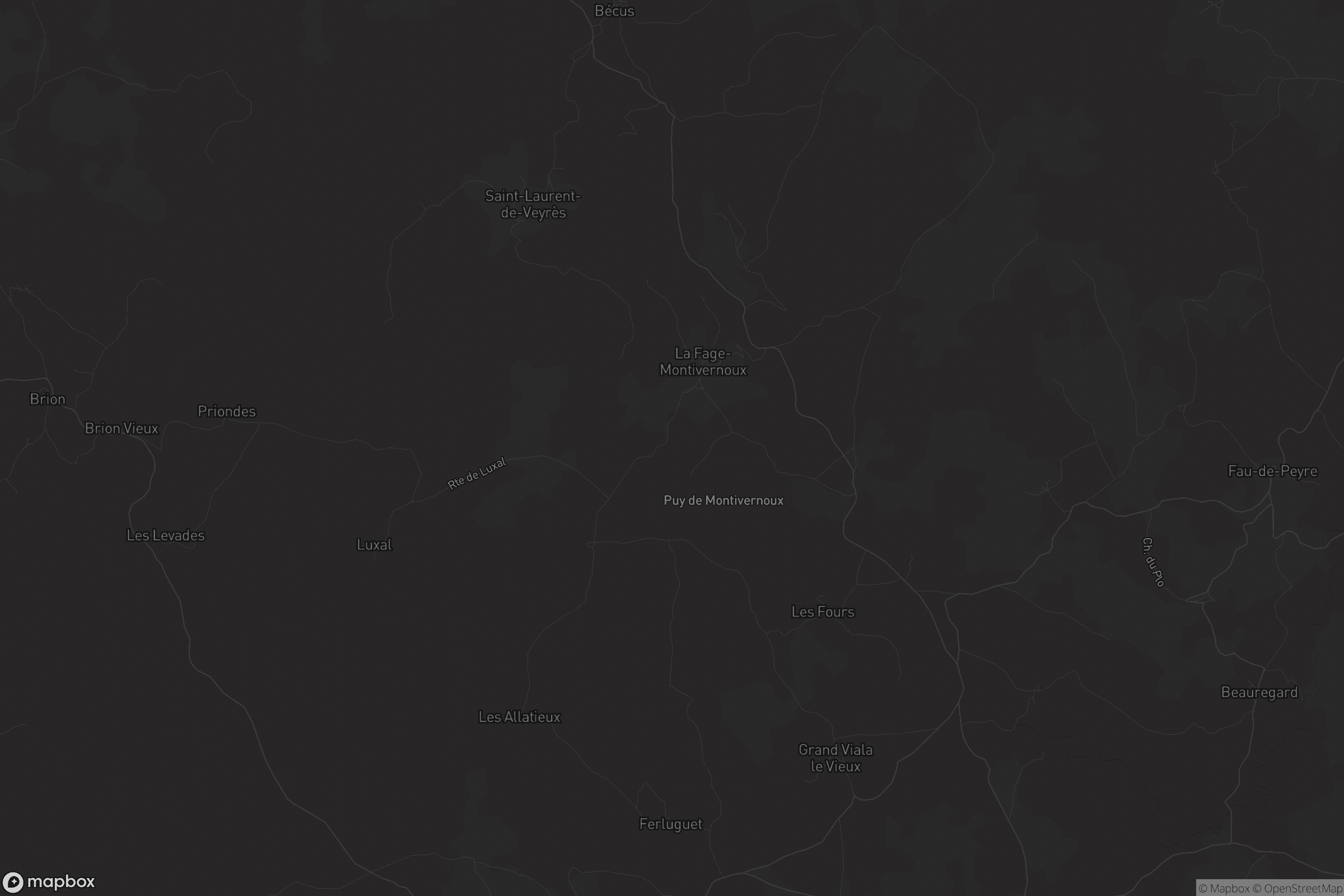 Carte de La Fage-Montivernoux