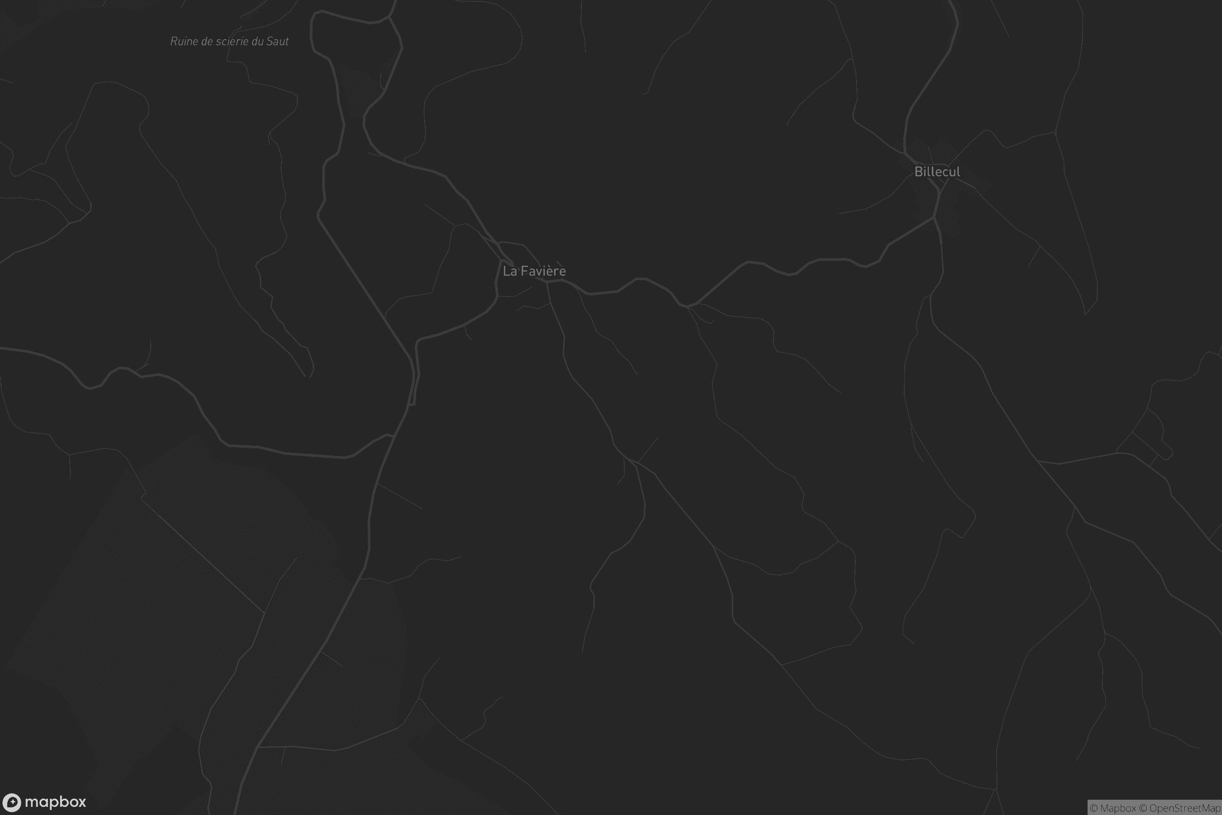 Carte de La Favière