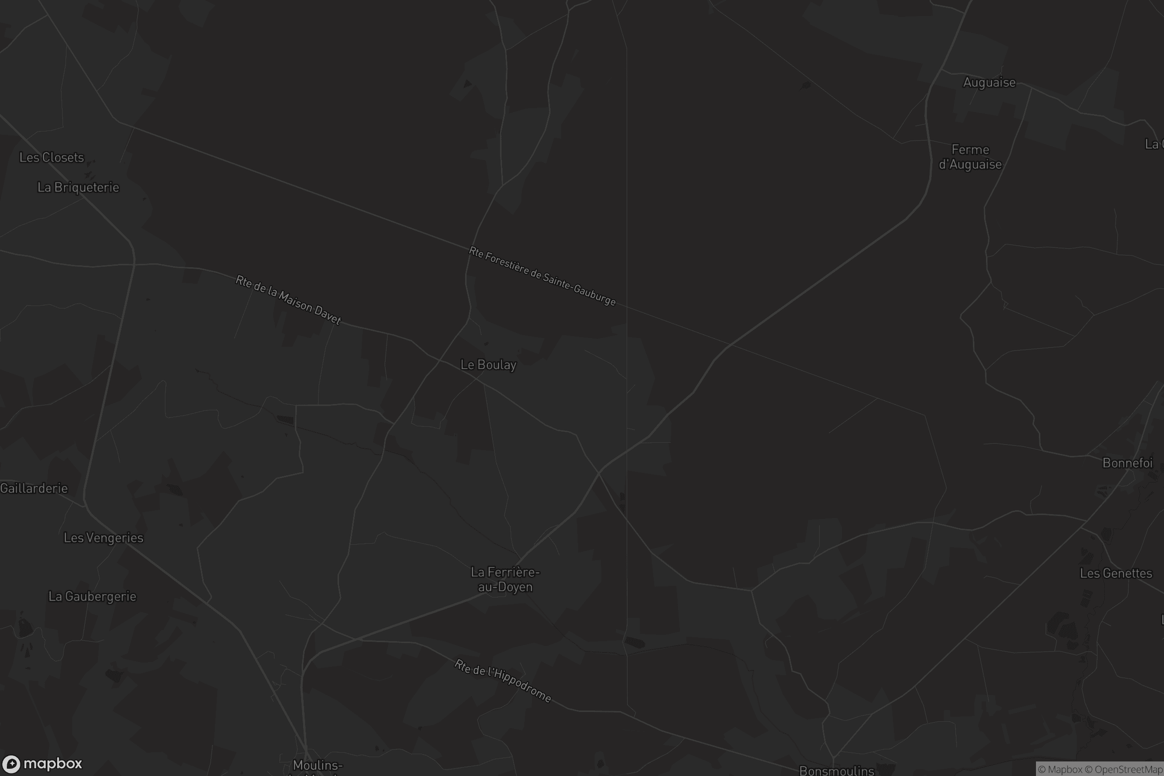 Carte de La Ferrière-au-Doyen