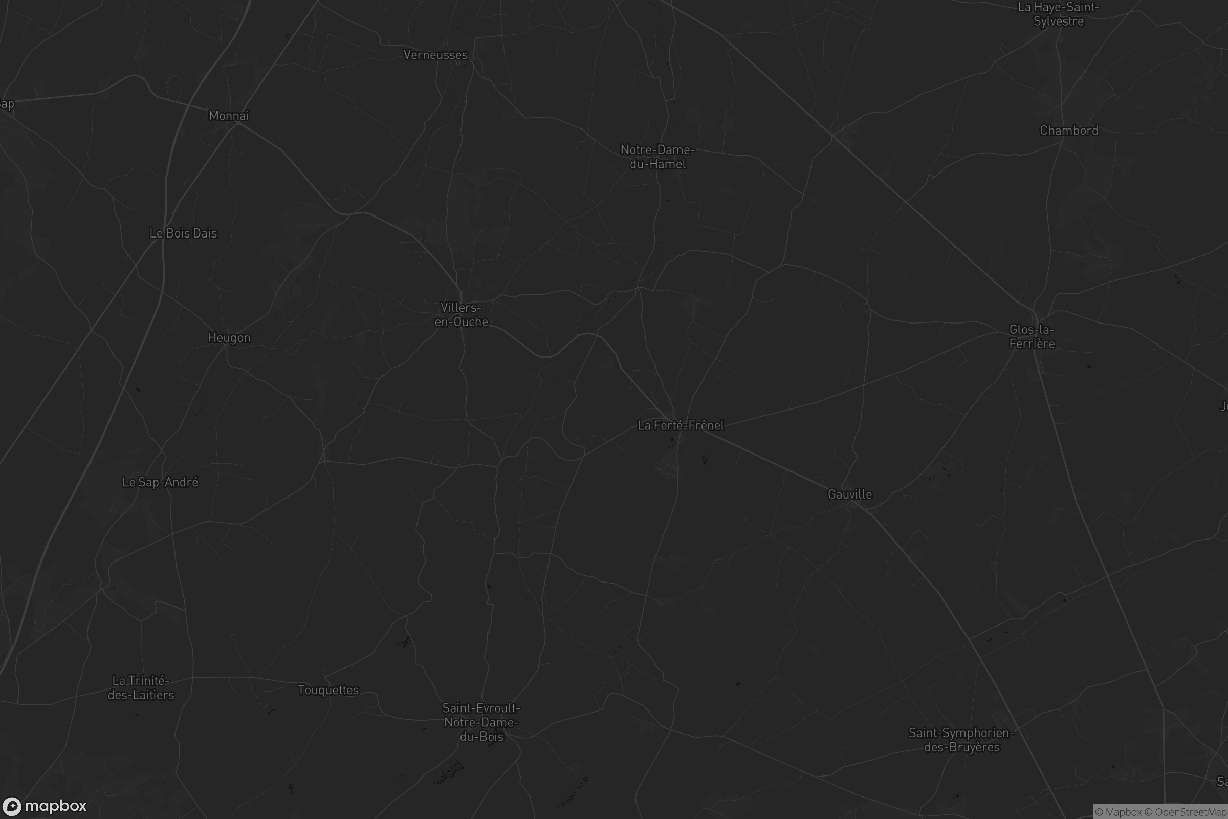 Carte de La Ferté-en-Ouche