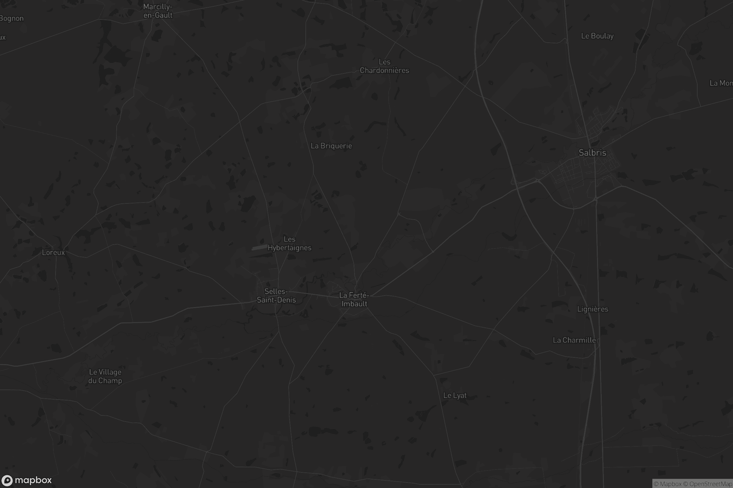 Carte de La Ferté-Imbault