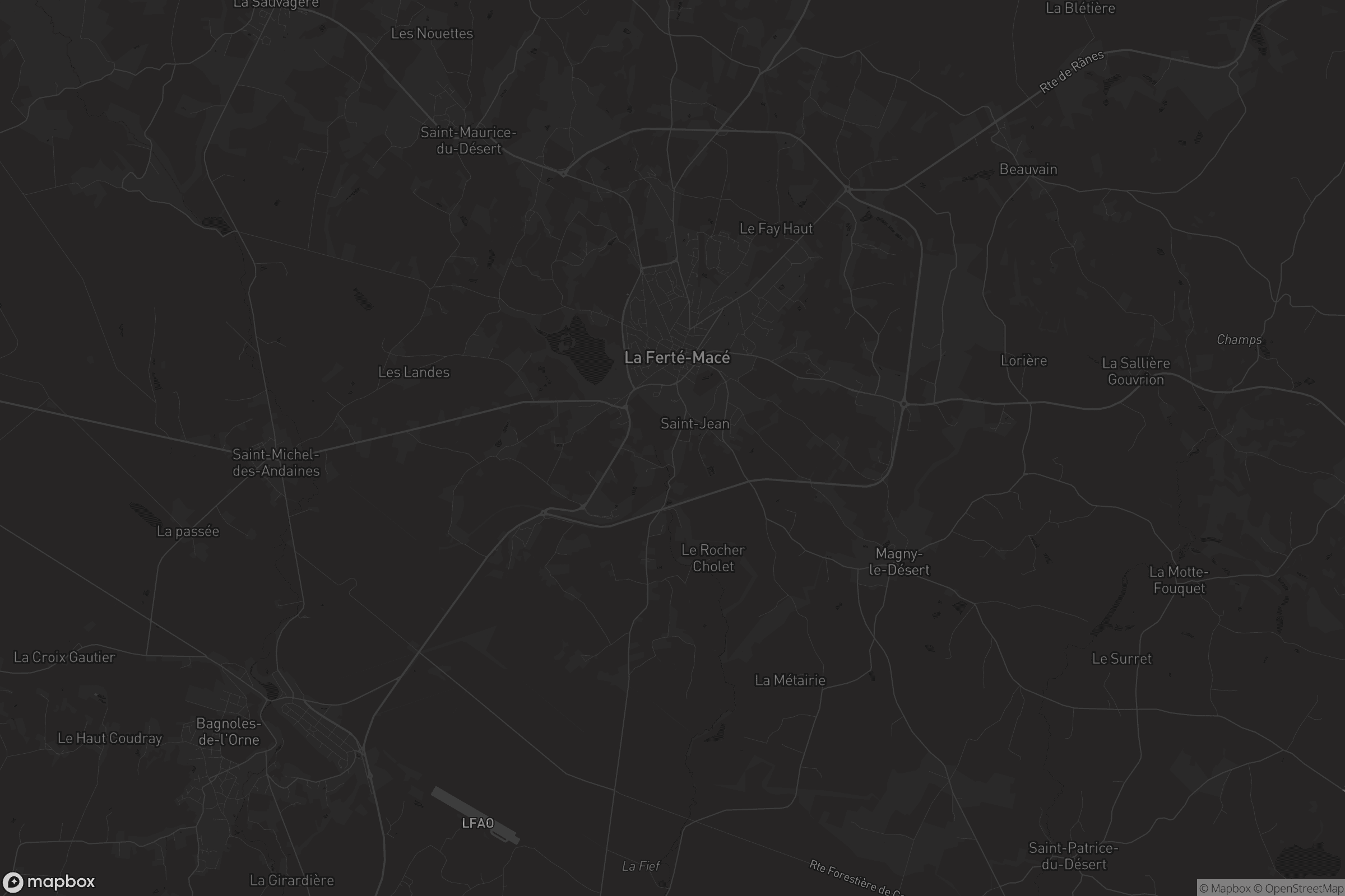 Carte de La Ferté-Macé