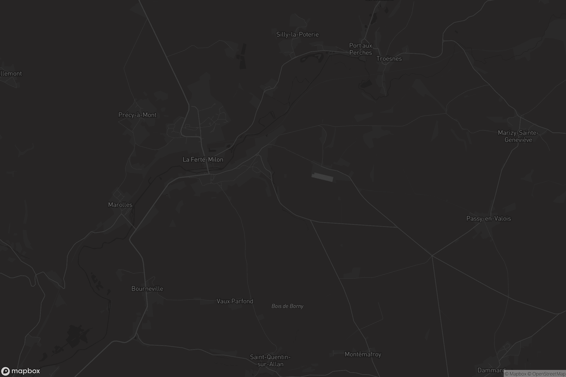 Carte de La Ferté-Milon