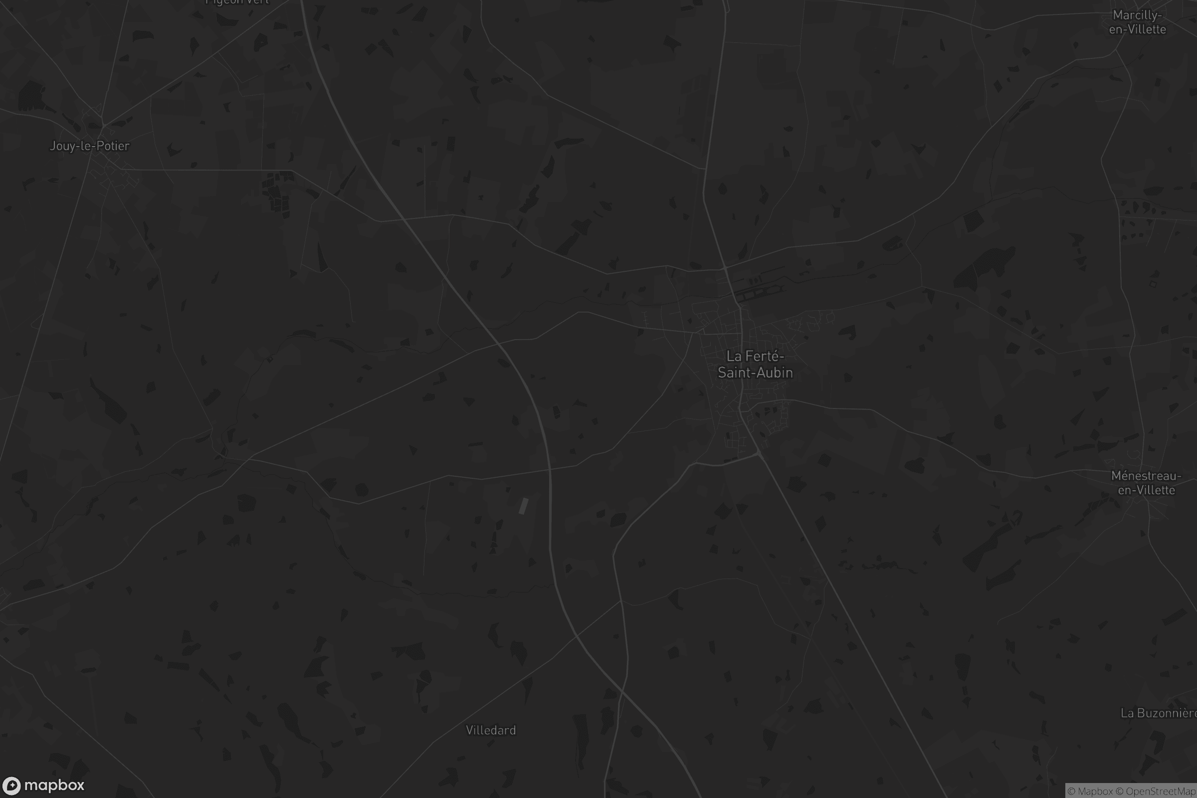 Carte de La Ferté-Saint-Aubin