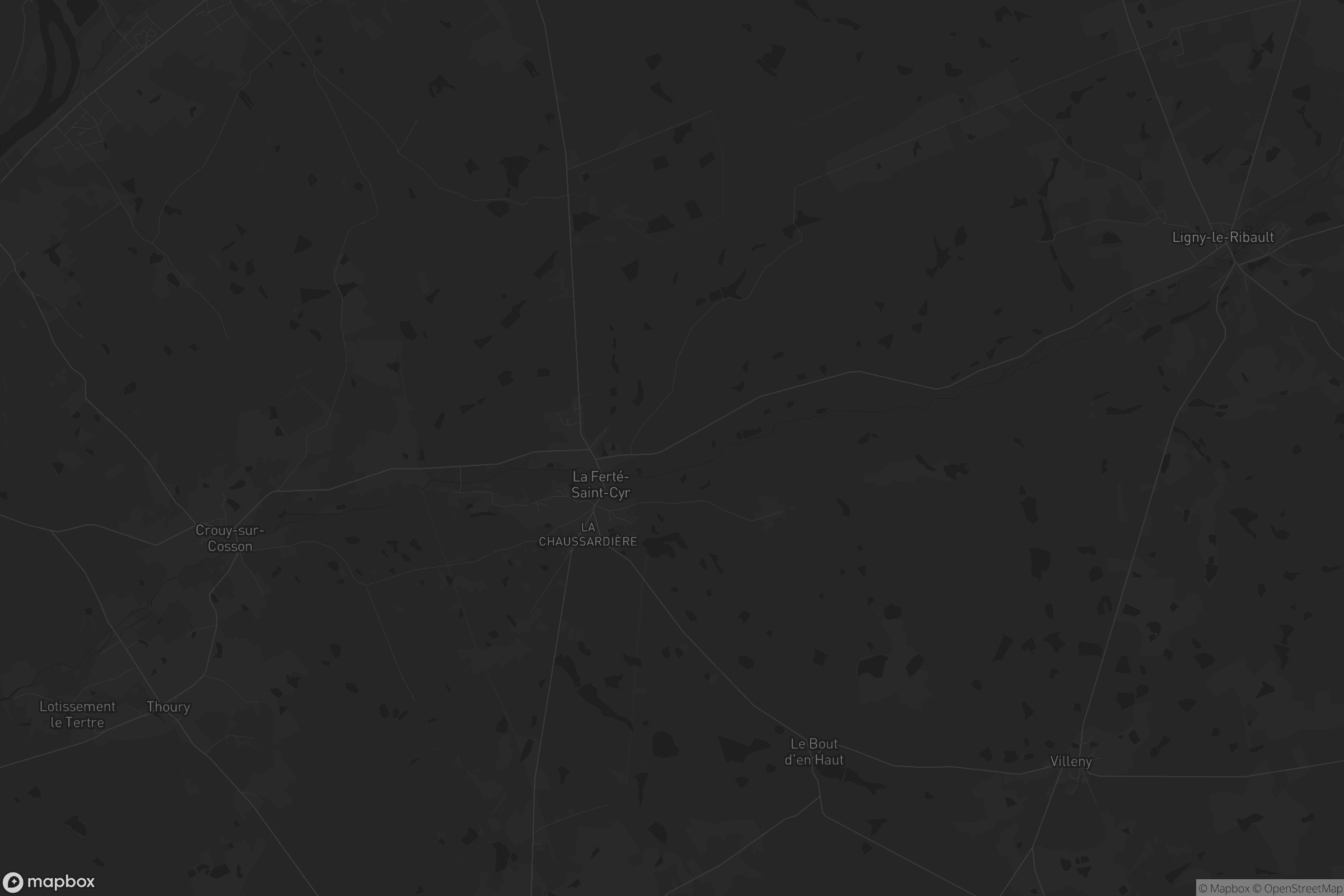 Carte de La Ferté-Saint-Cyr