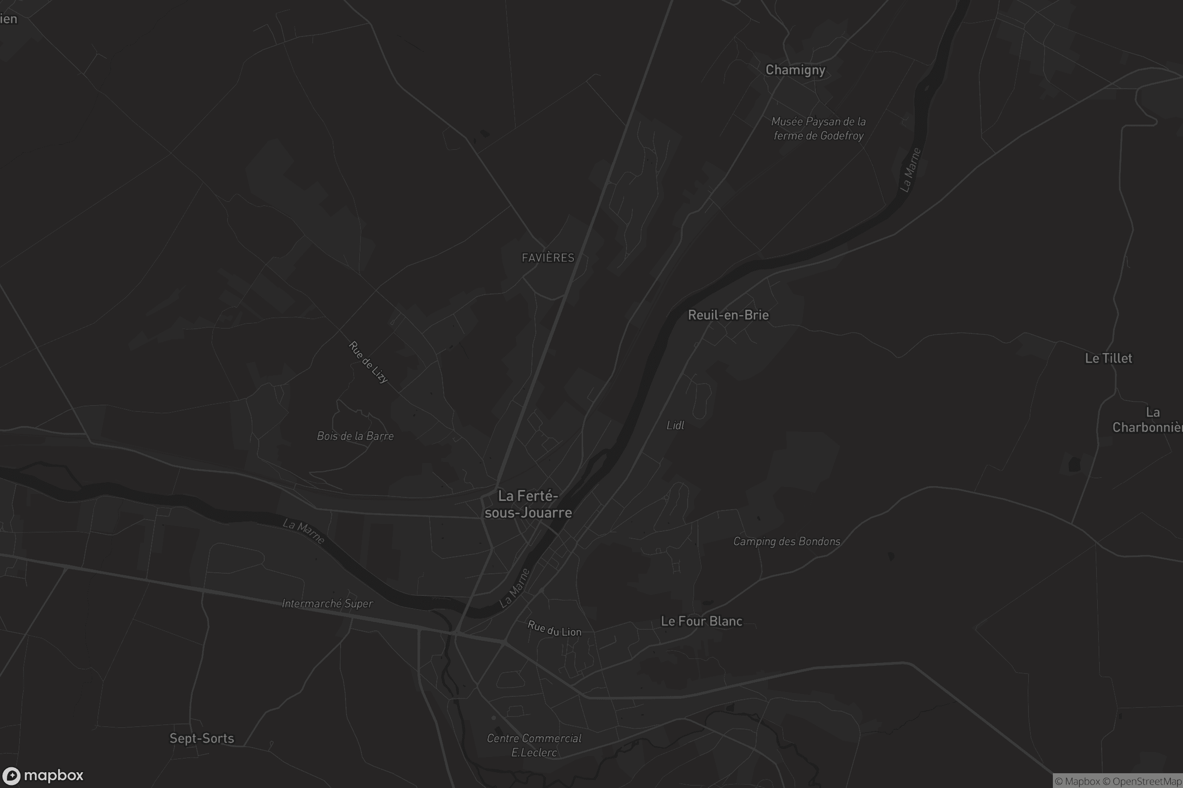 Carte de La Ferté-sous-Jouarre