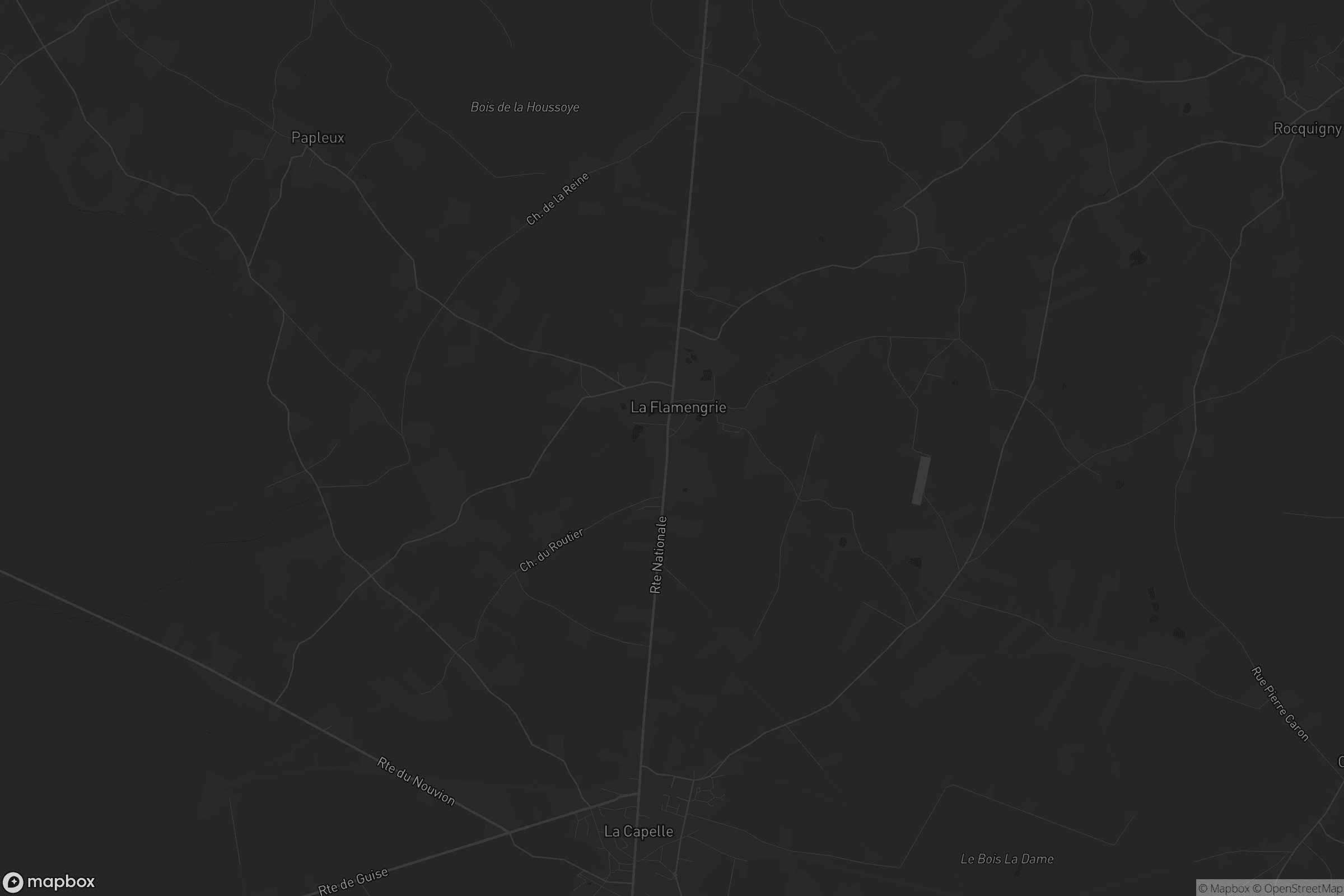 Carte de La Flamengrie