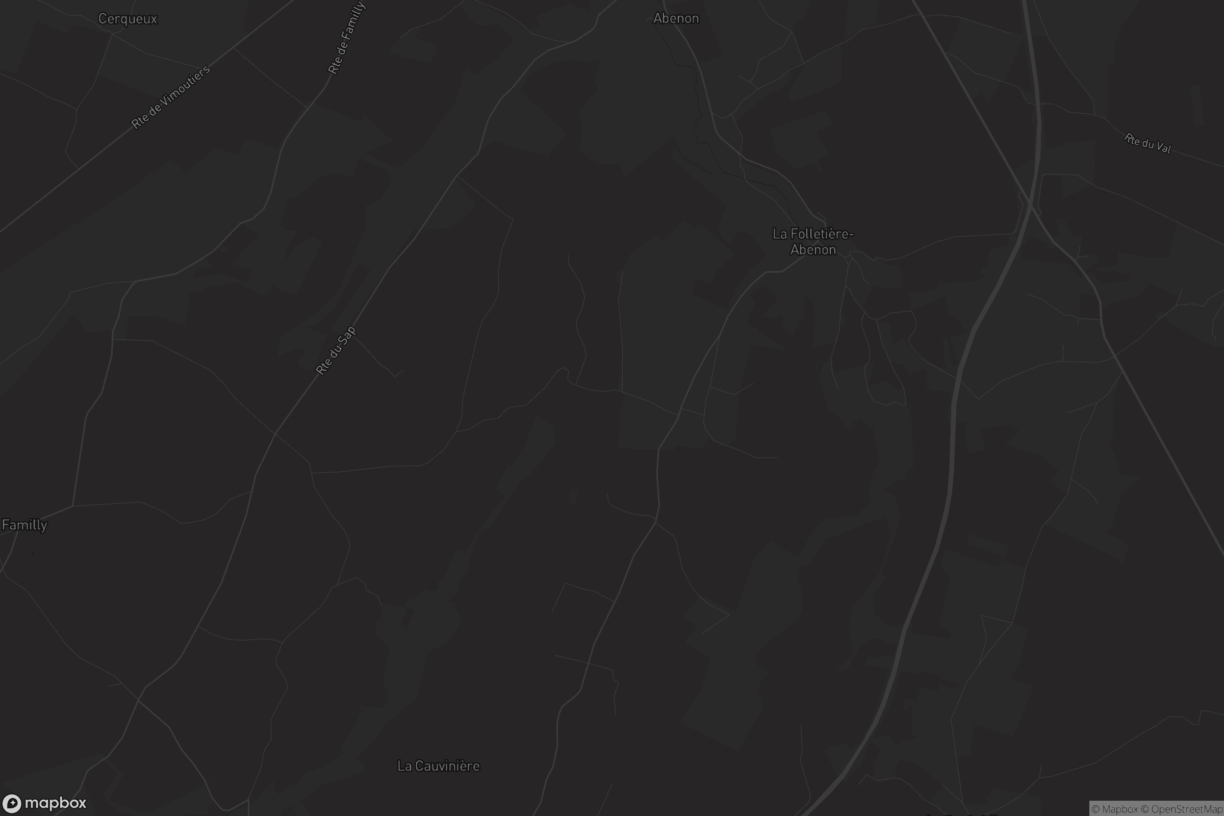 Carte de La Folletière-Abenon