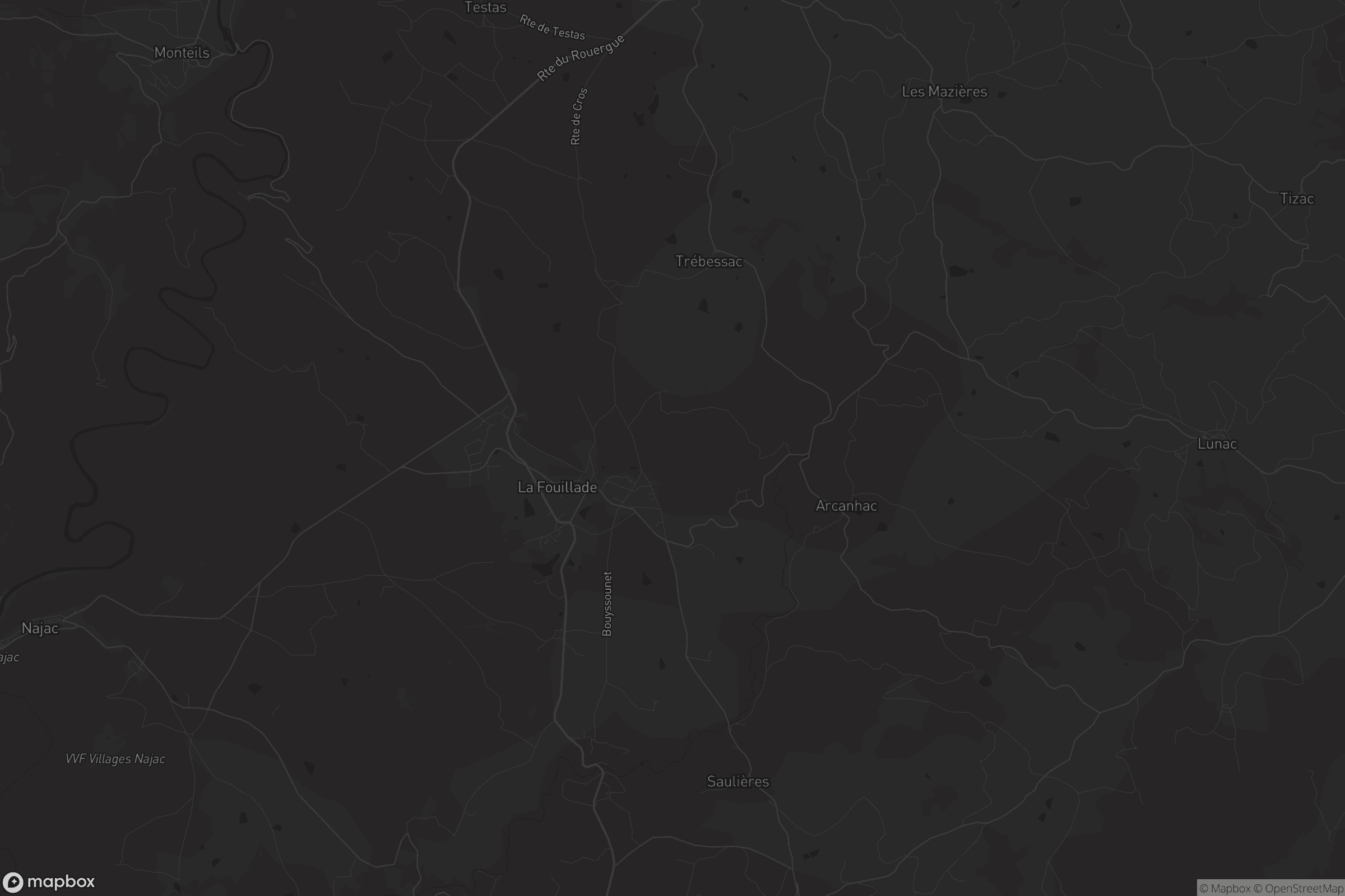 Carte de La Fouillade