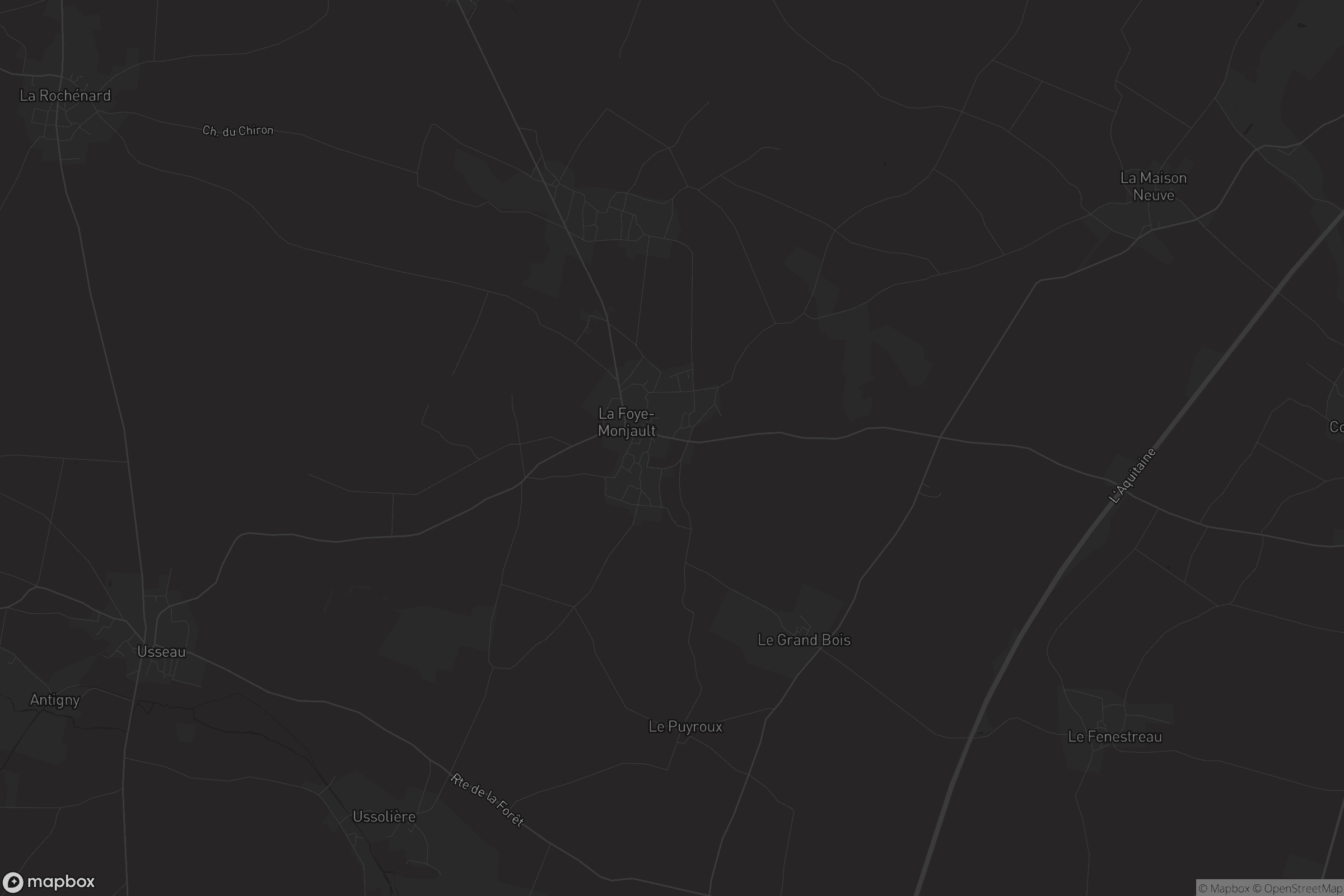 Carte de La Foye-Monjault