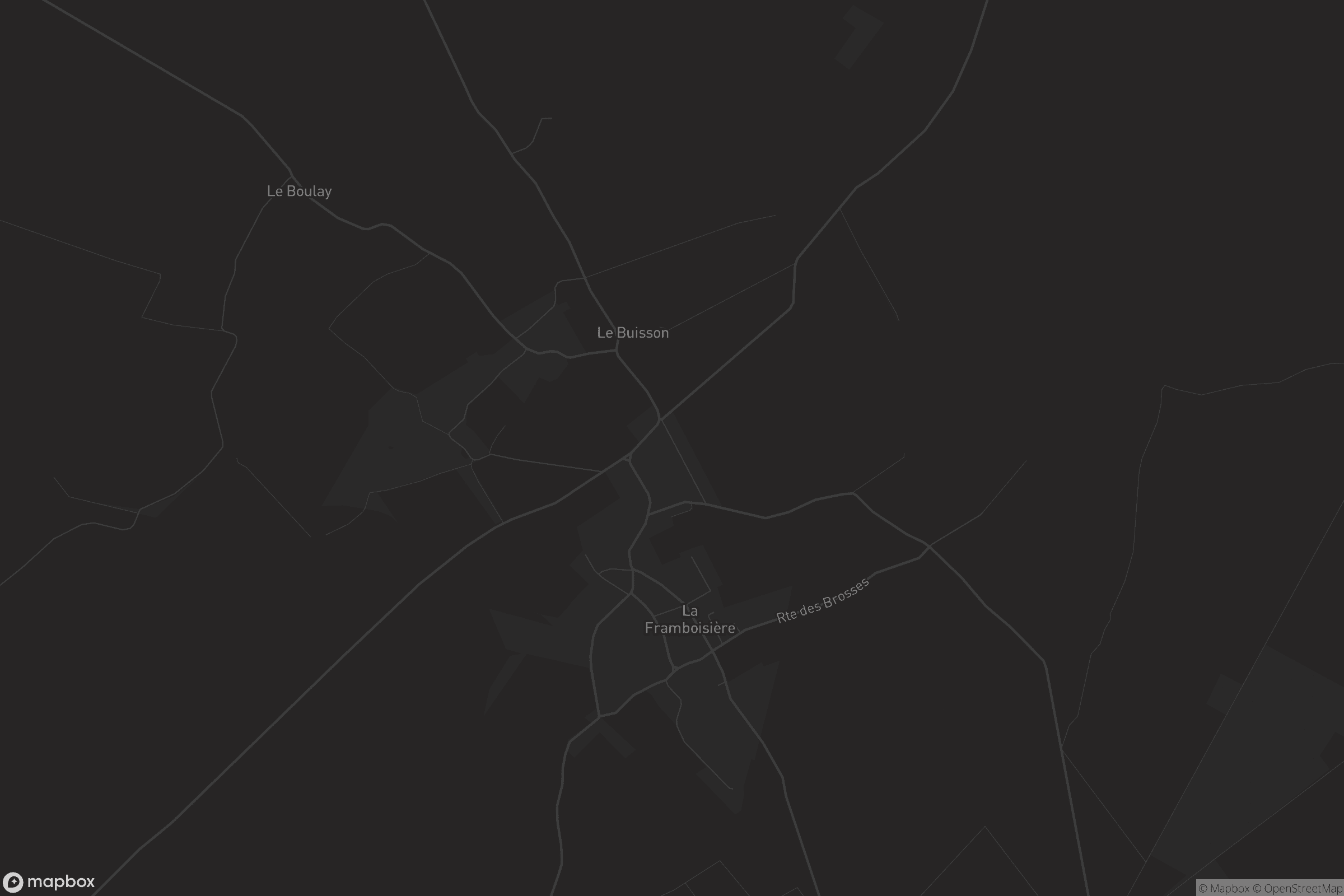 Carte de La Framboisière