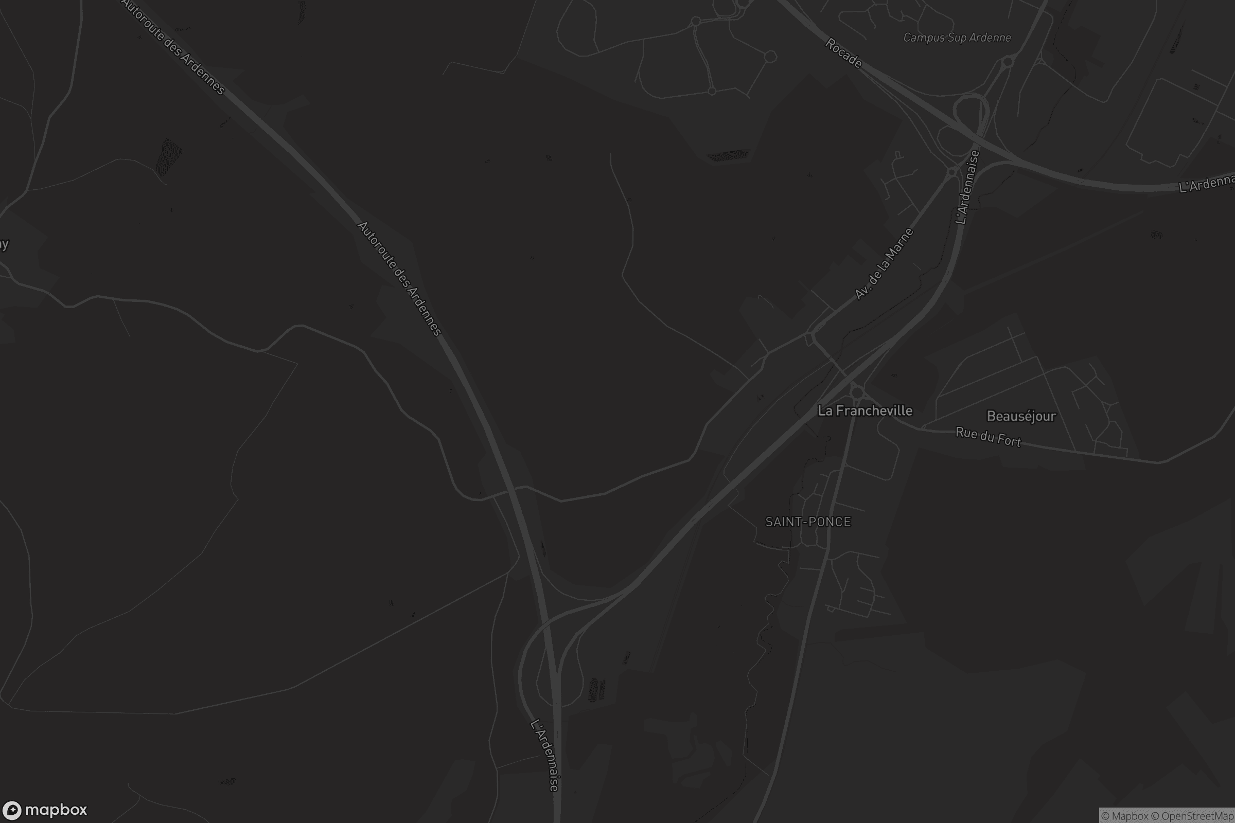 Carte de La Francheville