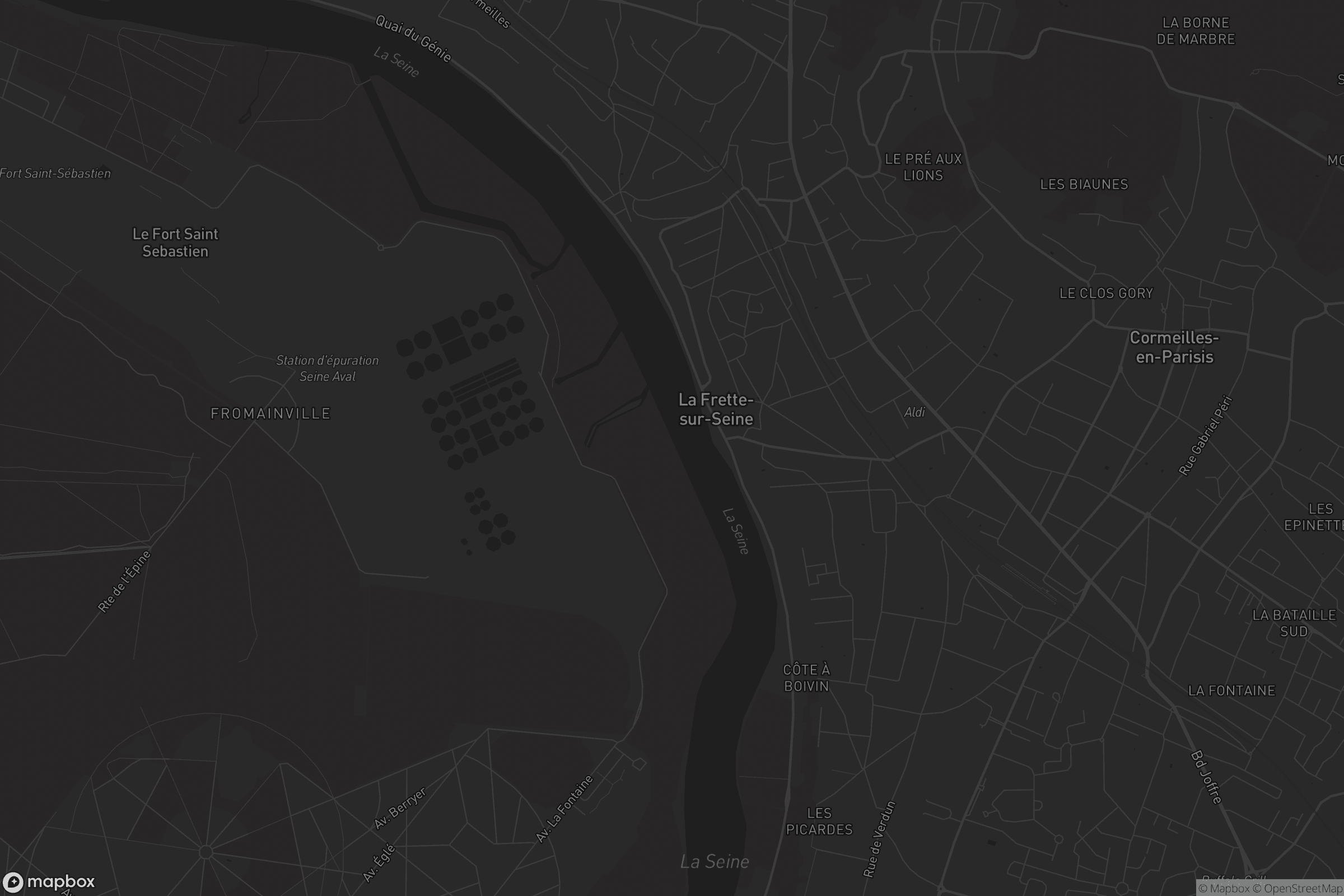 Carte de La Frette-sur-Seine