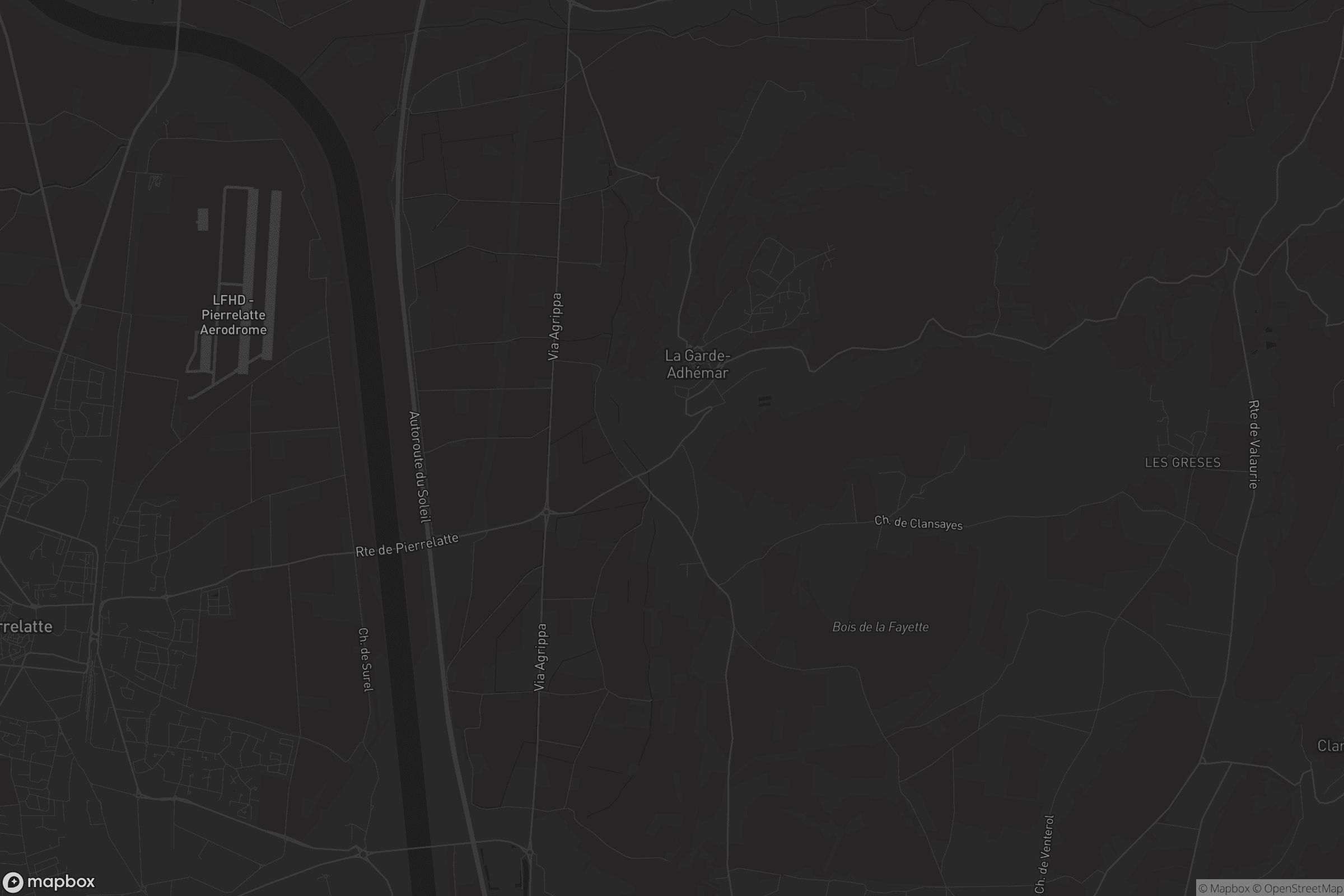 Carte de La Garde-Adhémar