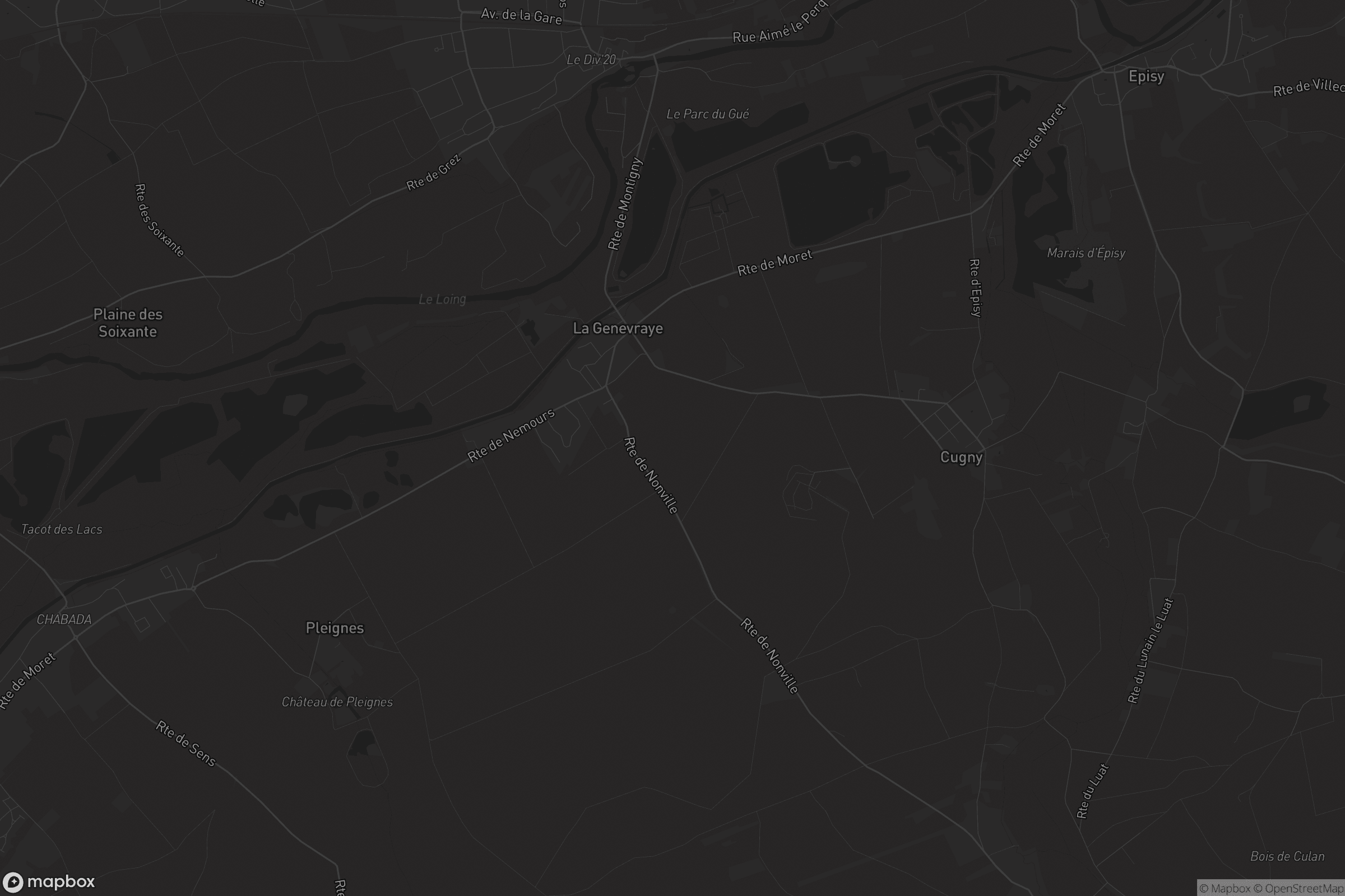 Carte de La Genevraye