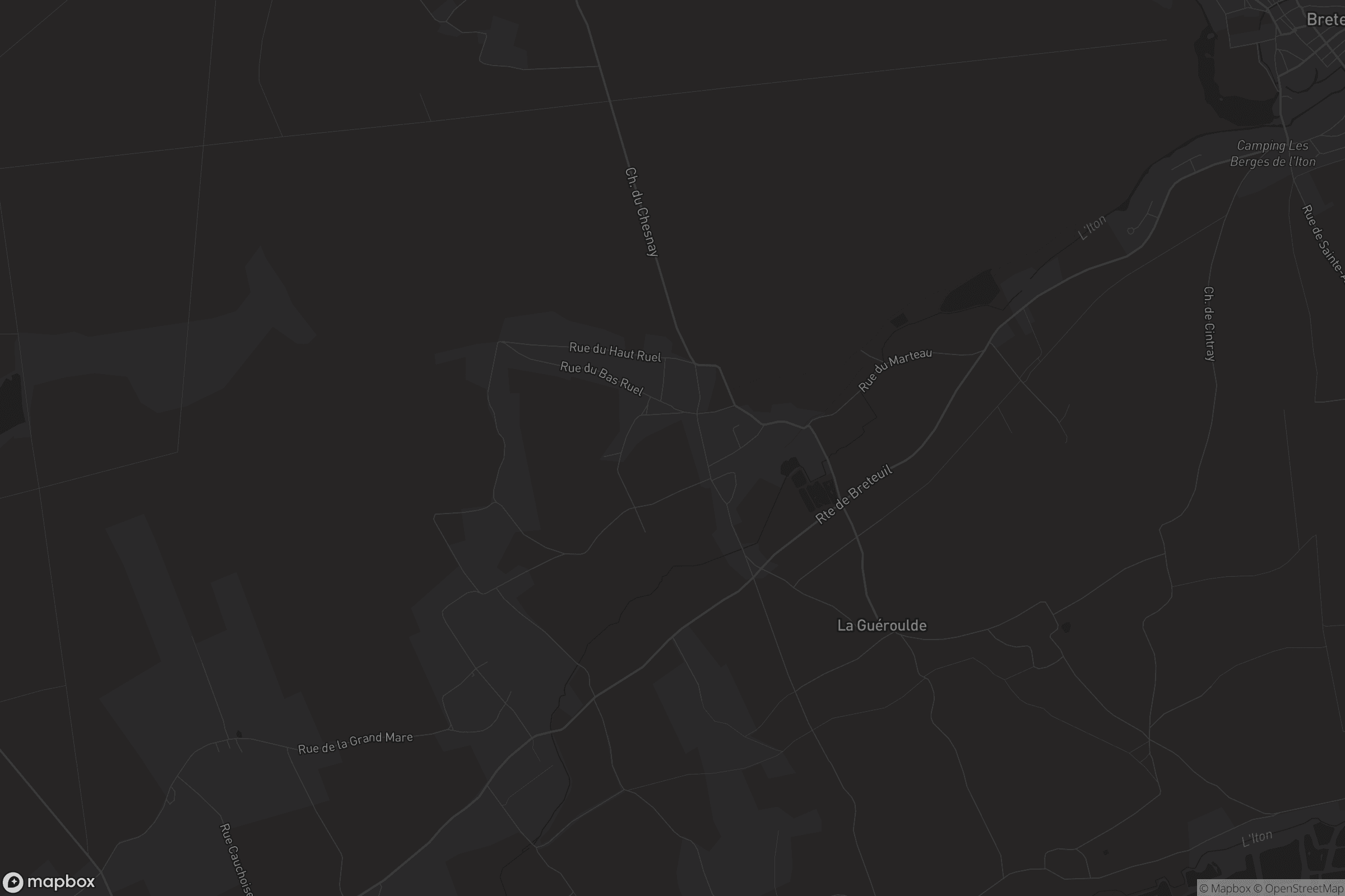 Carte de La Guéroulde