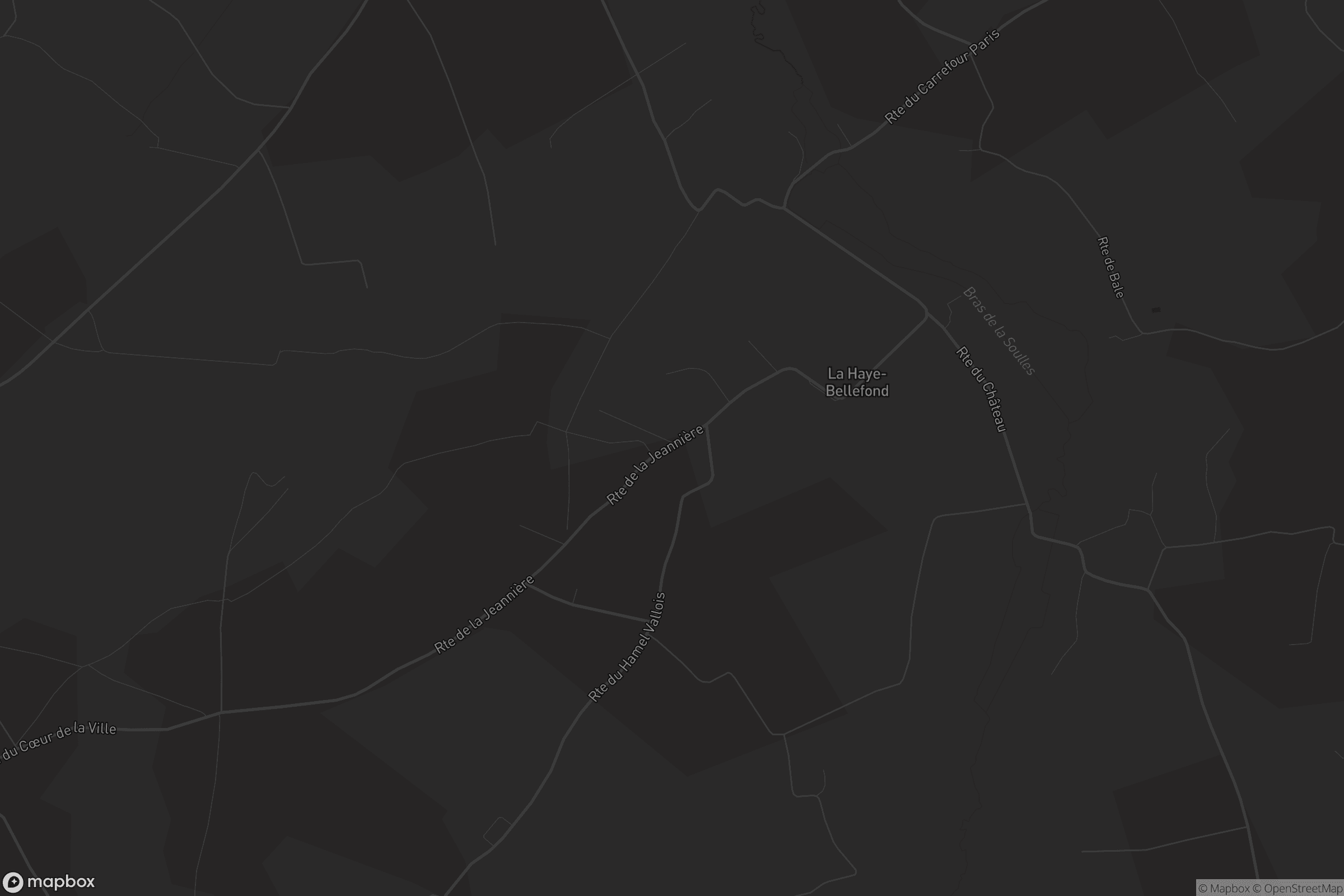 Carte de La Haye-Bellefond