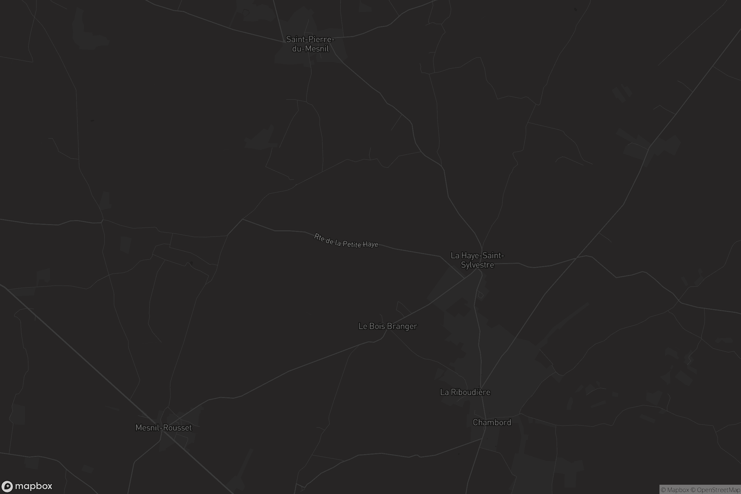 Carte de La Haye-Saint-Sylvestre