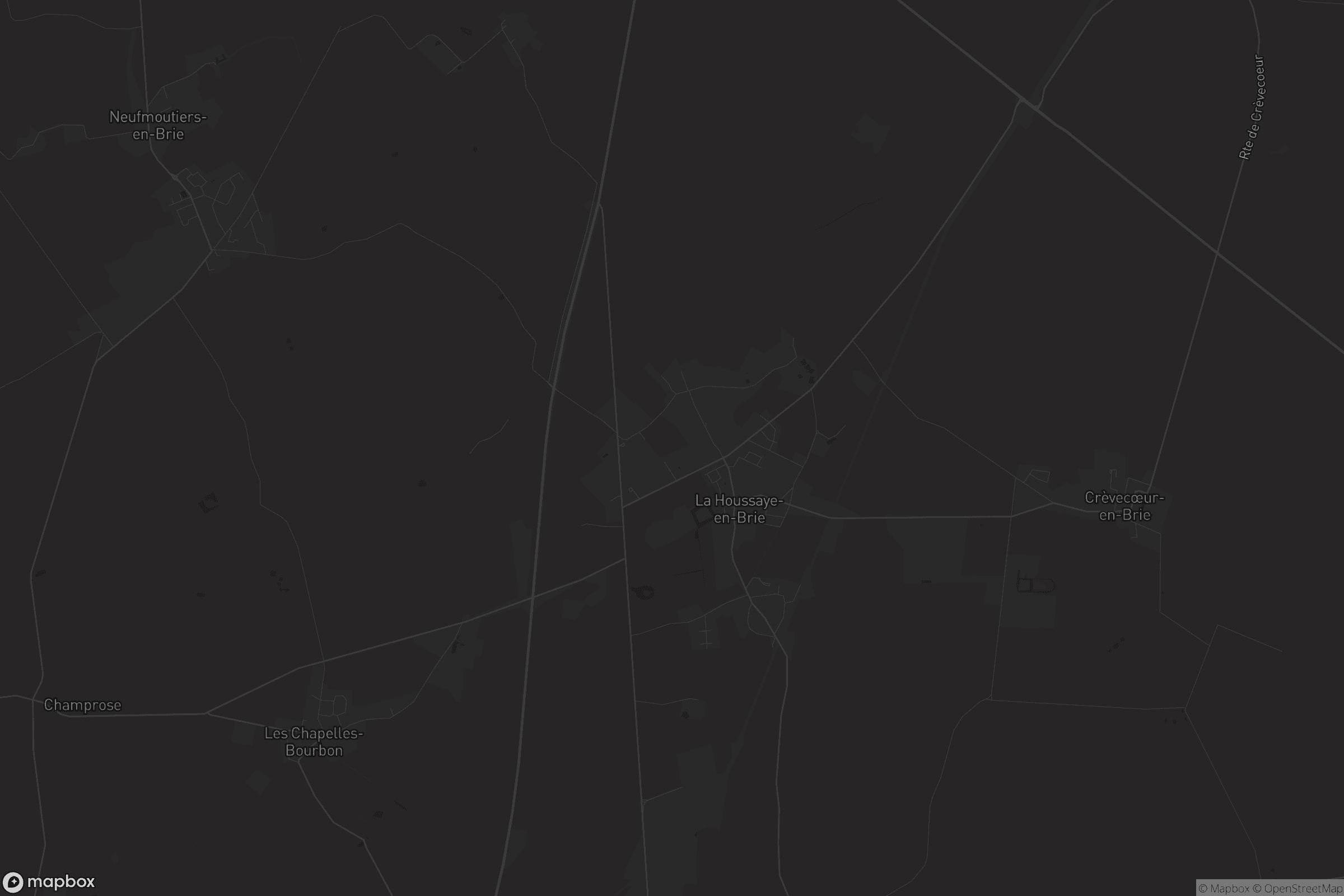 Carte de La Houssaye-en-Brie