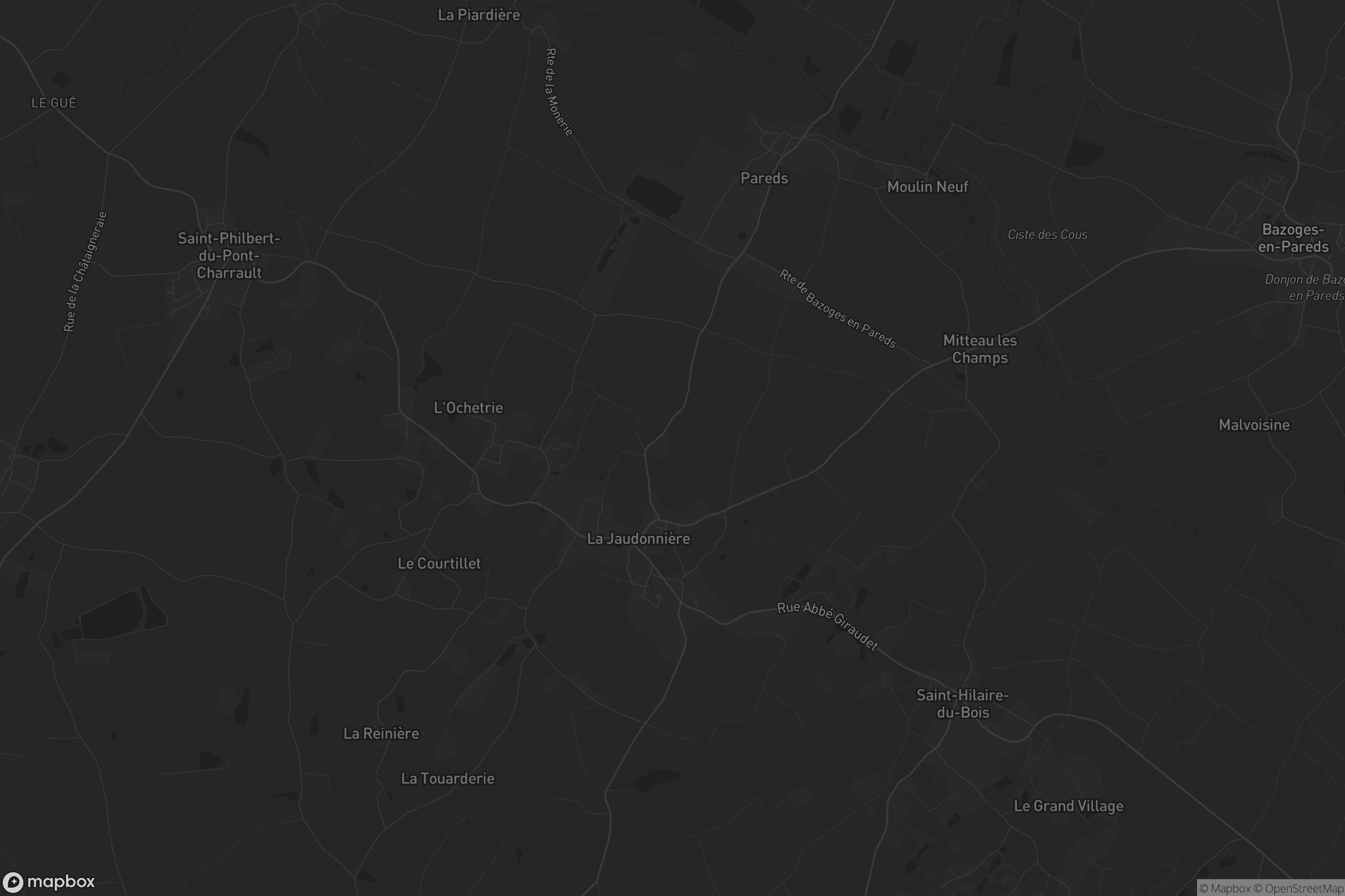 Carte de La Jaudonnière