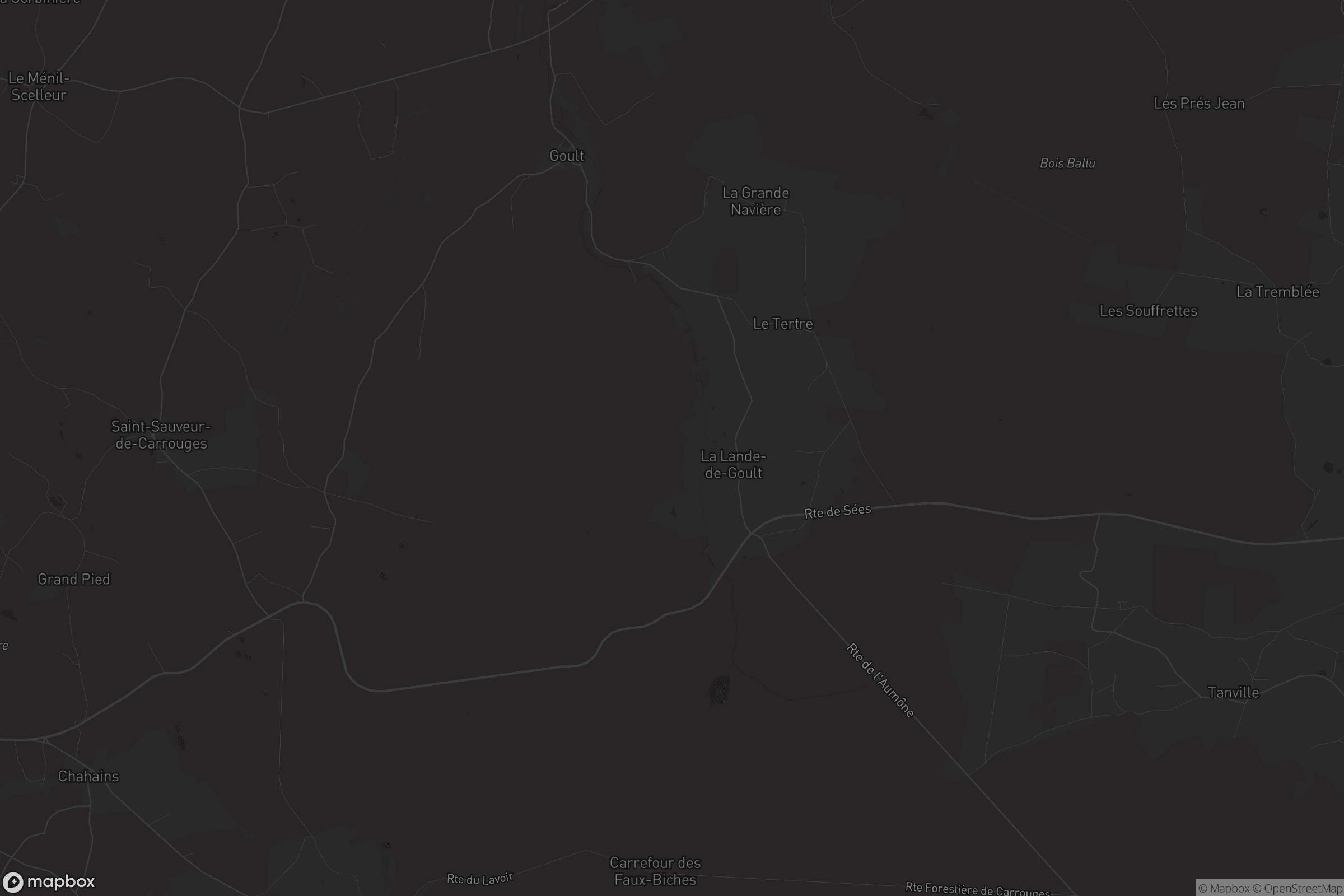 Carte de La Lande-de-Goult