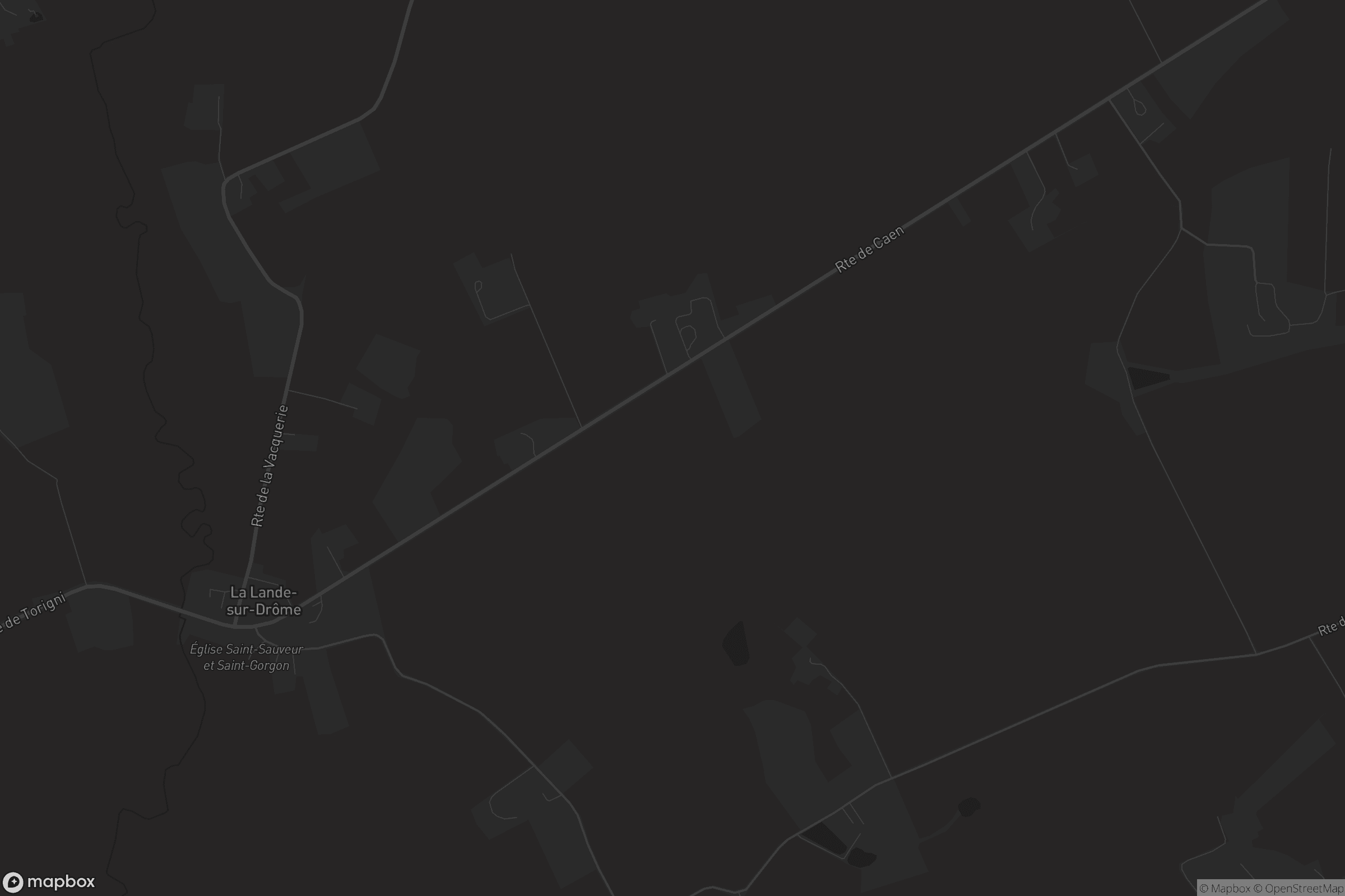 Carte de La Lande-sur-Drôme