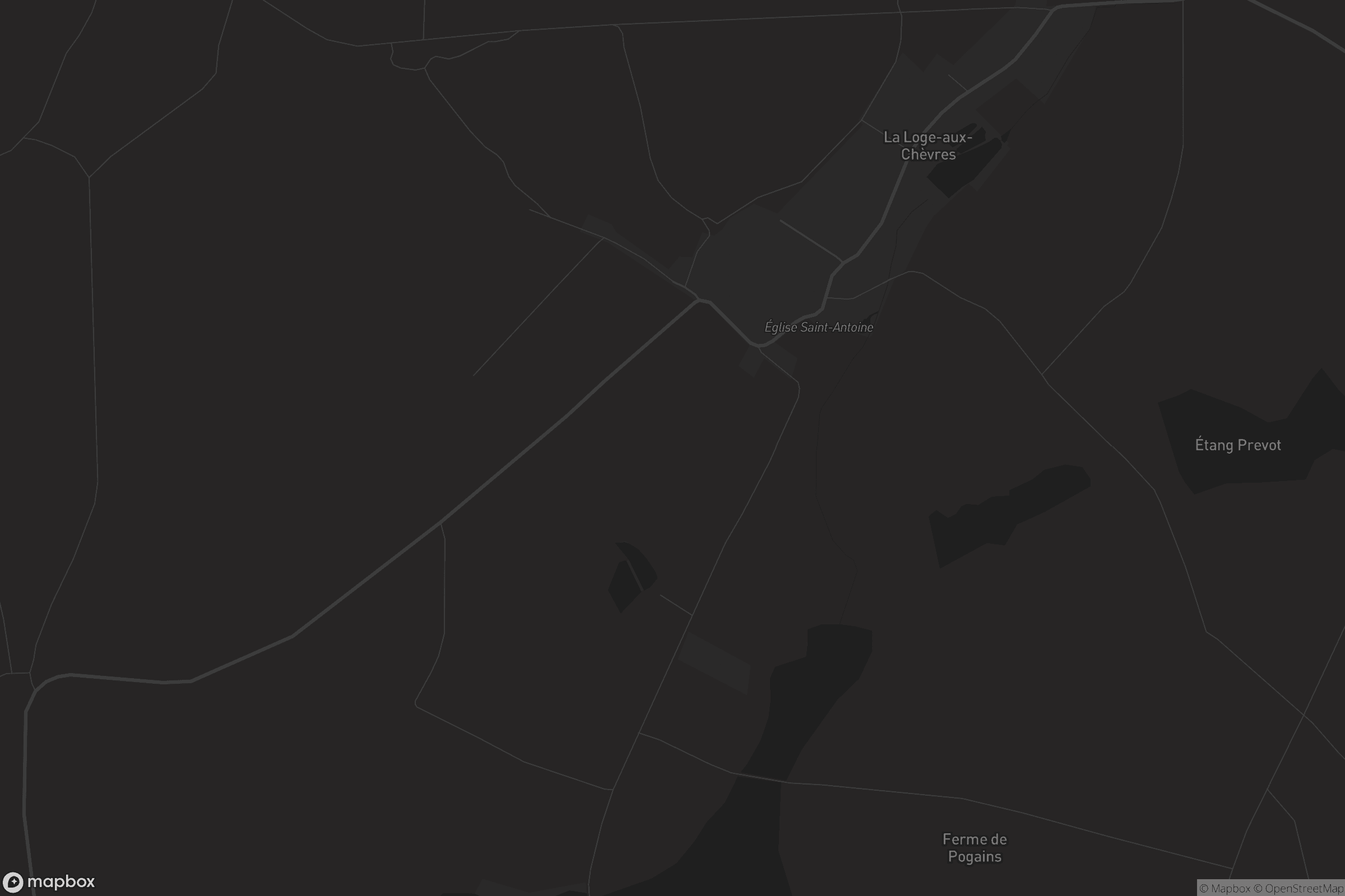 Carte de La Loge-aux-Chèvres