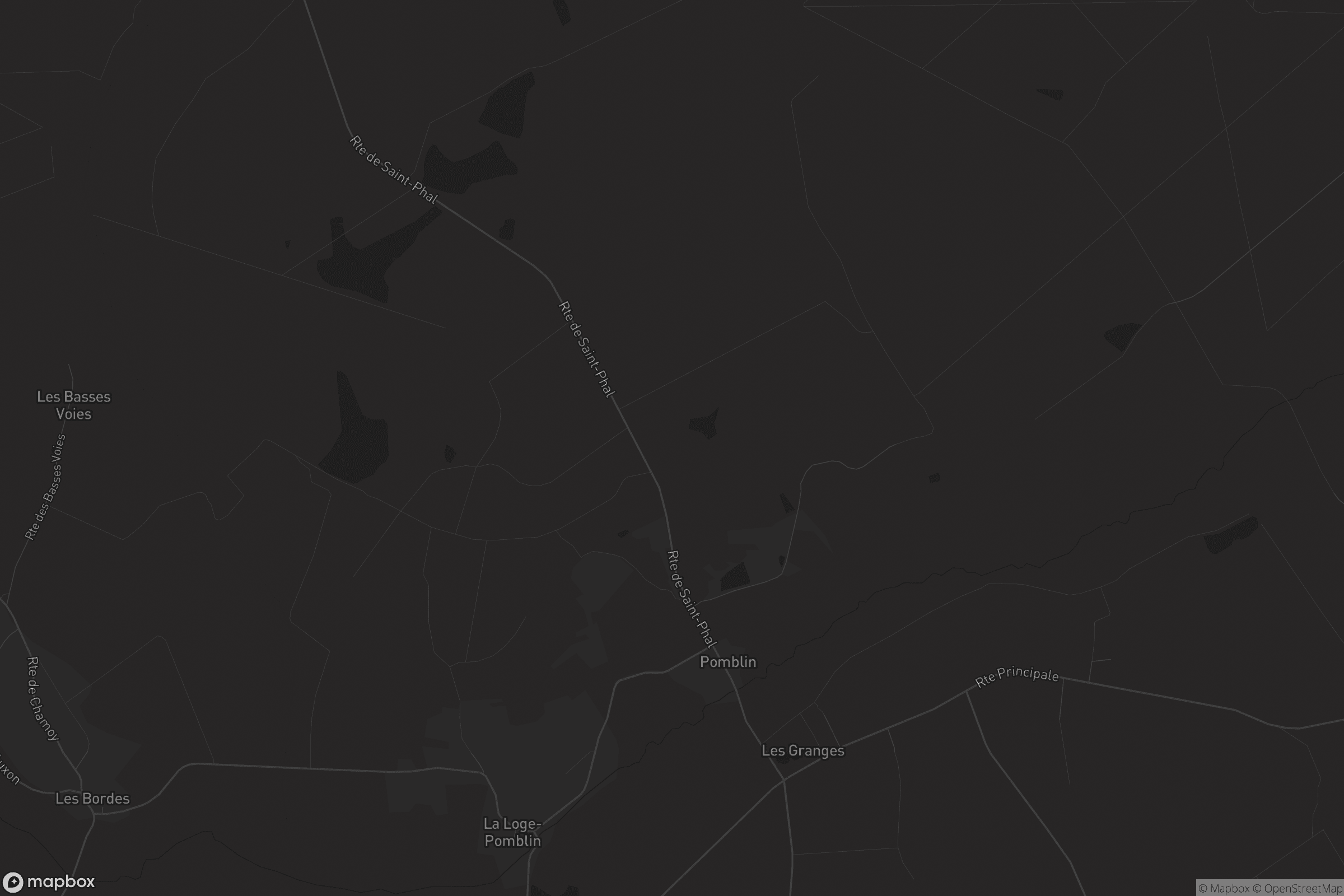 Carte de La Loge-Pomblin