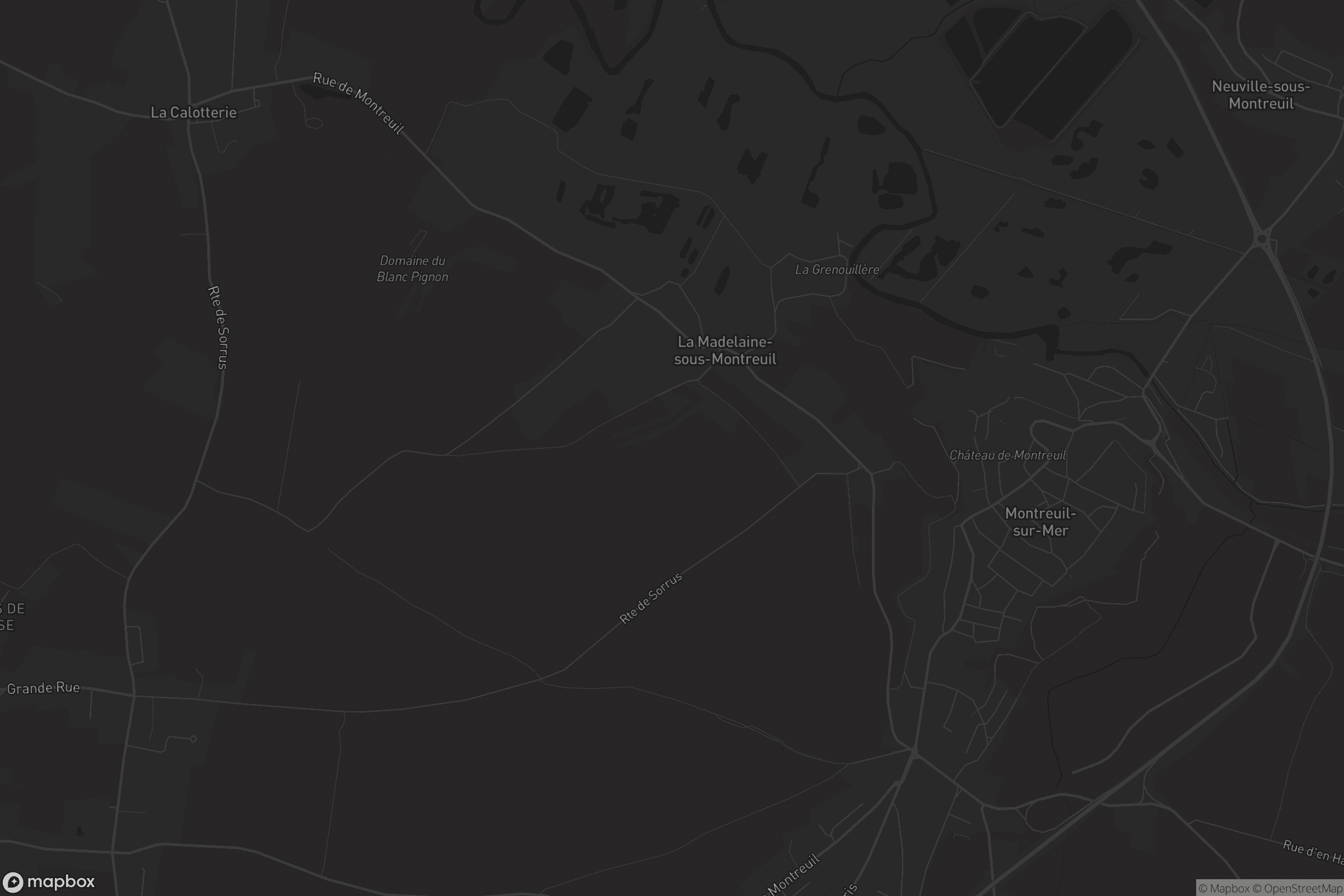 Carte de La Madelaine-sous-Montreuil