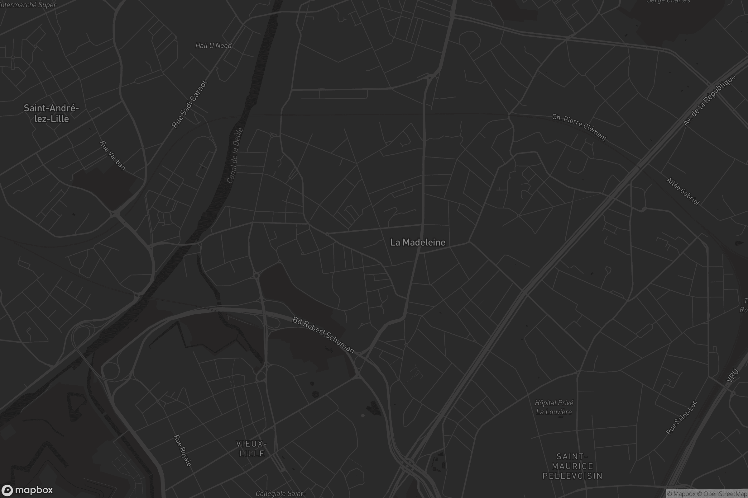 Carte de La Madeleine